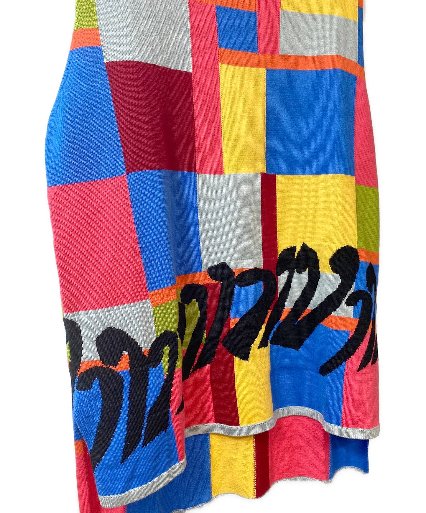 Comme des Garcons Homme Plus 23SS บล็อกตรวจสอบเสื้อกั๊ก PK-N006