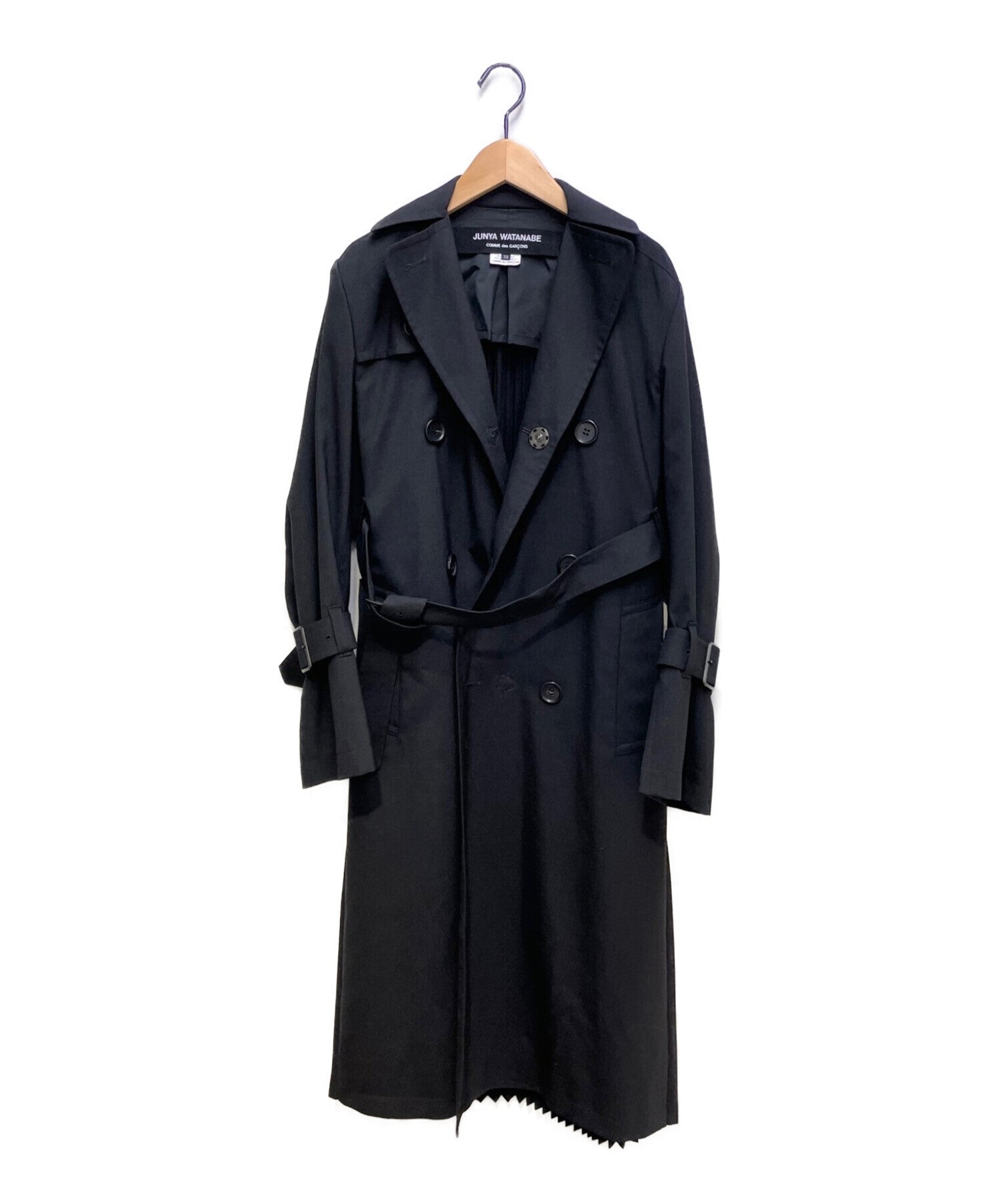 [Pre-owned] JUNYA WATANABE COMME des GARCONS Back Pleated Trench Coat