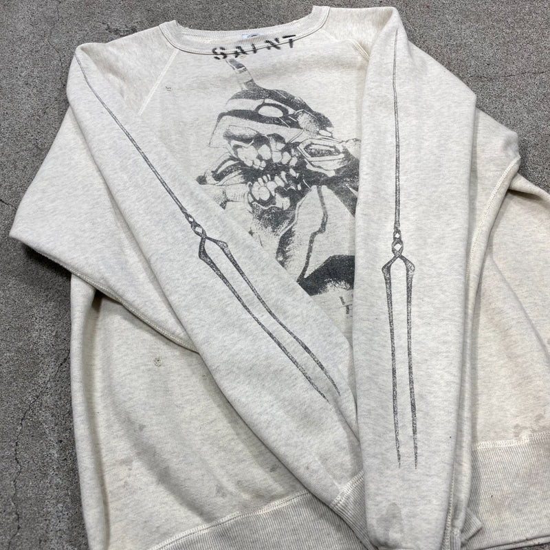 Louis Vuitton x Nigo Printed Heart Sweatshirt Light Grey