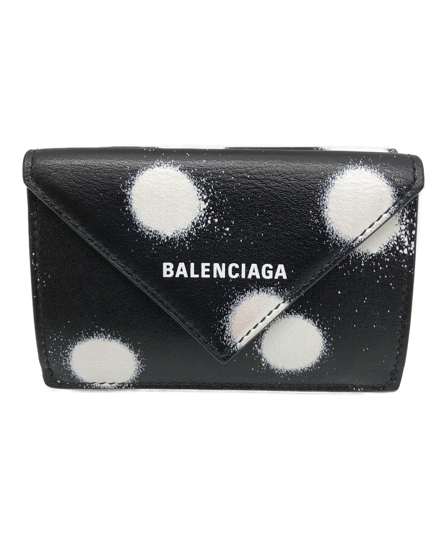 [Pre-owned] BALENCIAGA threefold wallet 391446 1097