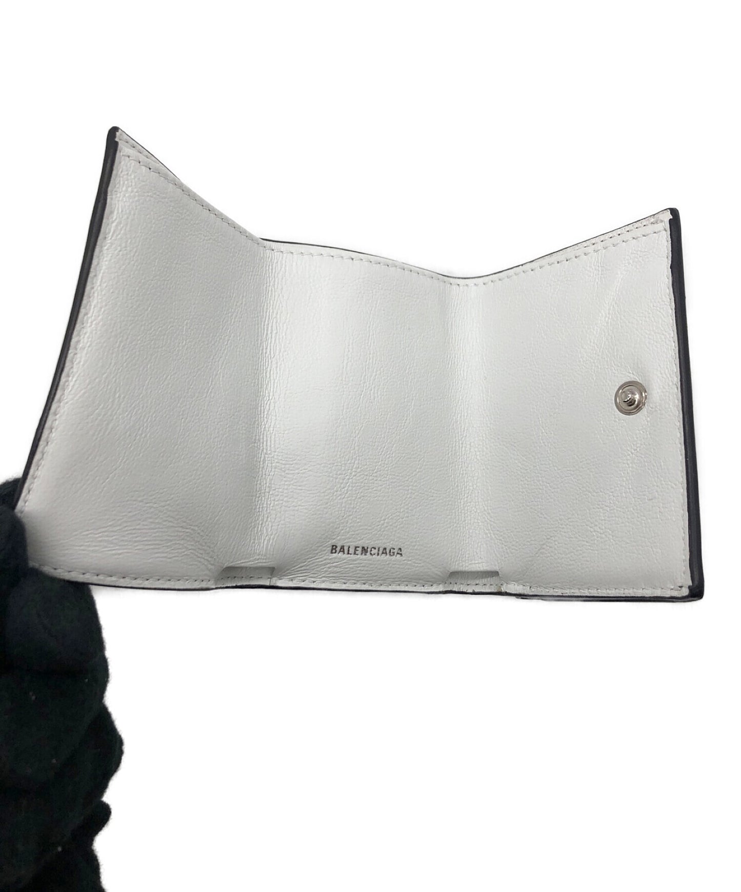 [Pre-owned] BALENCIAGA threefold wallet 391446 1097