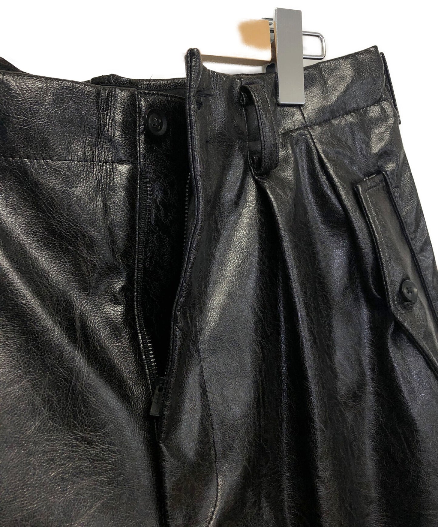 [Pre-owned] Yohji Yamamoto pour homme Faux leather shorts