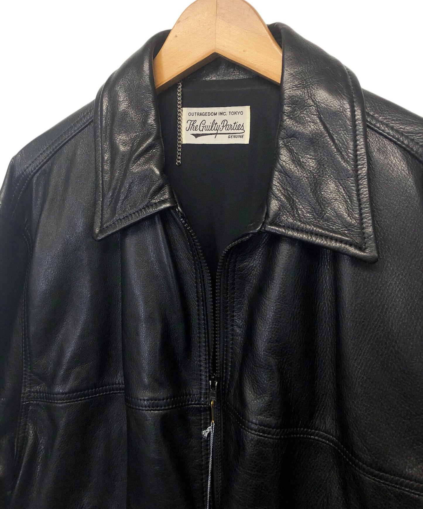 [Pre-owned] WACKO MARIA single riders jacket 23fw-wmo-bl01