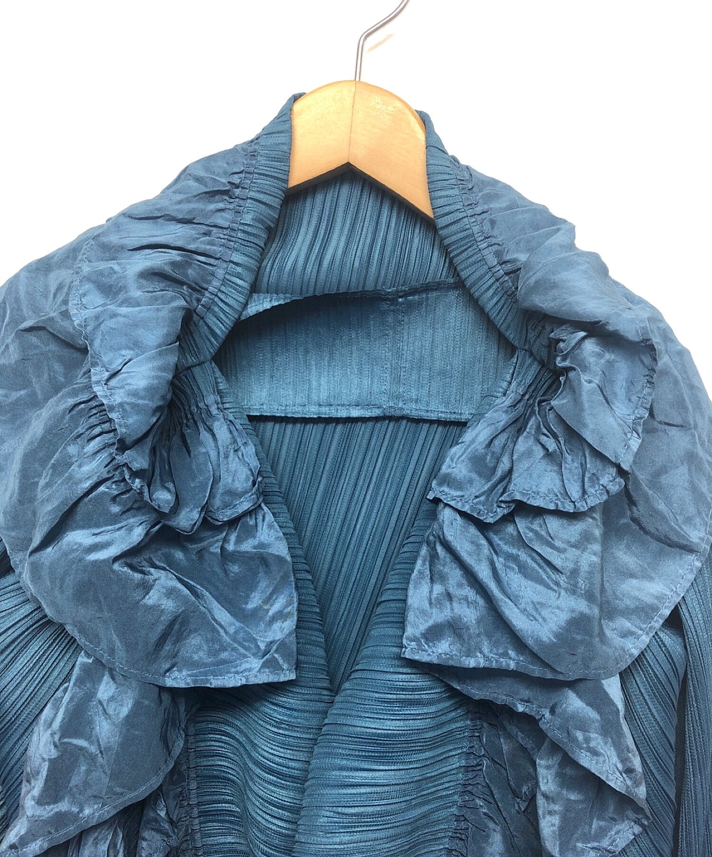 [Pre-owned] PLEATS PLEASE Ruffled shaped bolero PP63-J0546