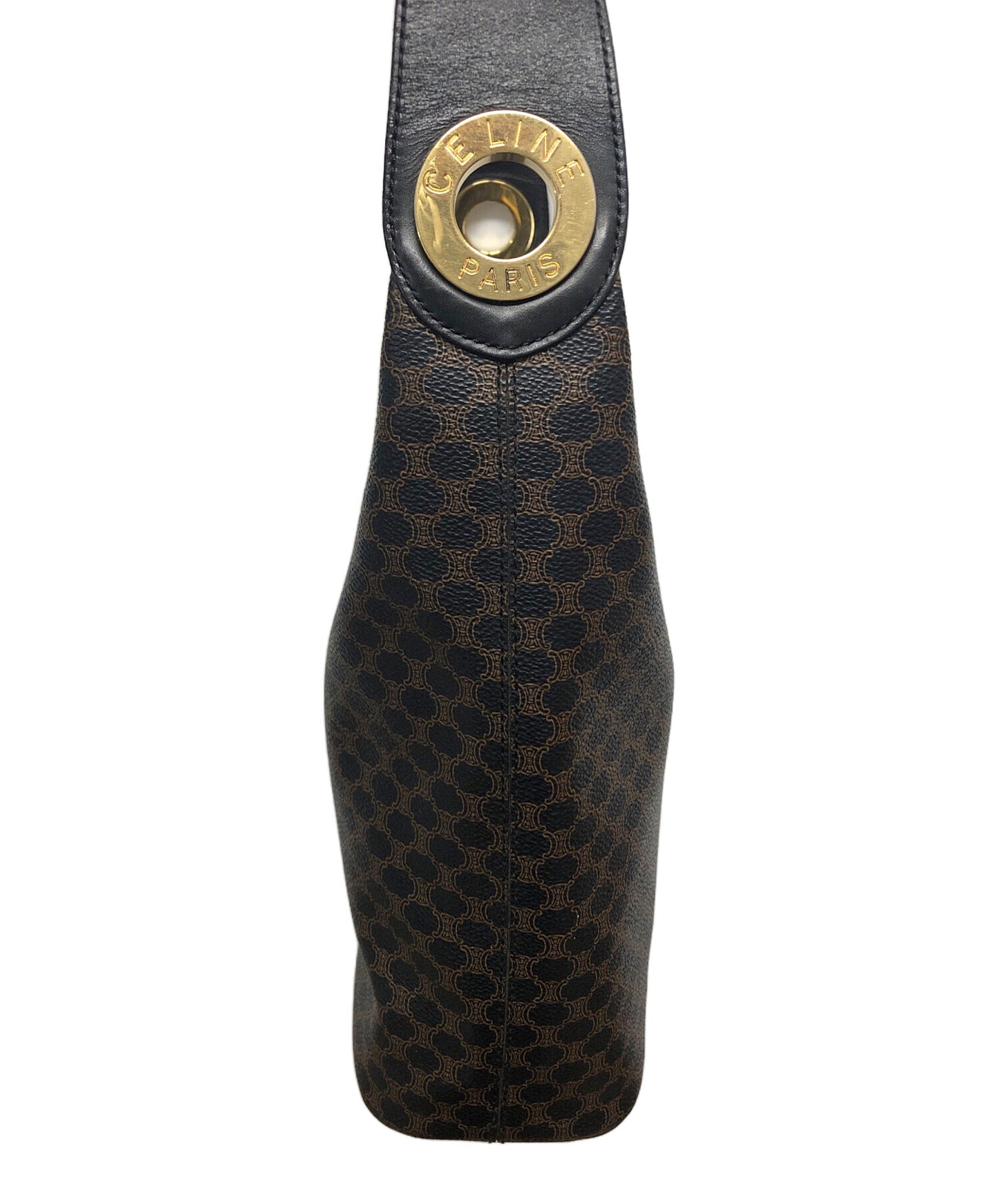 [Pre-owned] CELINE Macadam Circle Logo Shoulder Bag