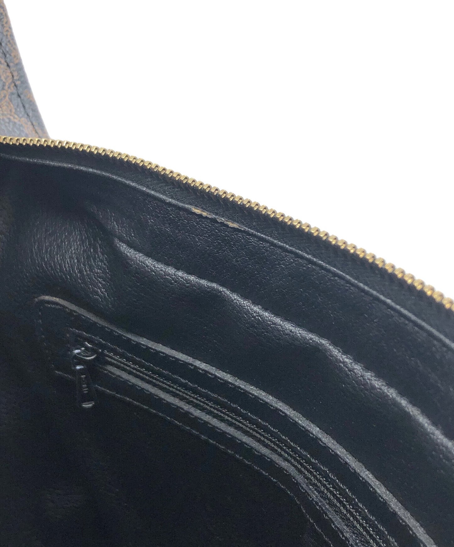 [Pre-owned] CELINE Macadam Circle Logo Shoulder Bag
