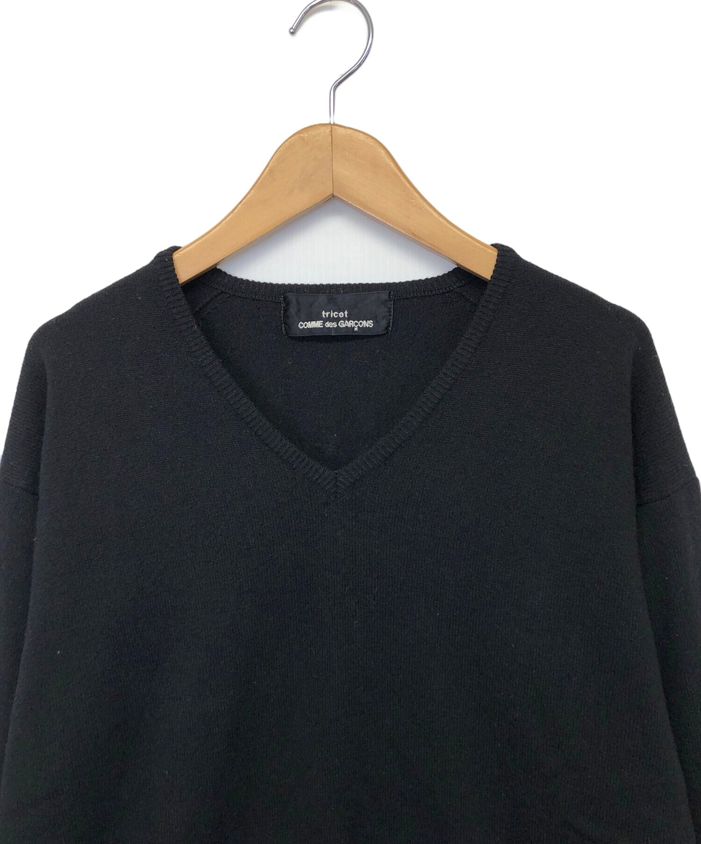 [Pre-owned] tricot COMME des GARCONS V-neck knit TN-050100