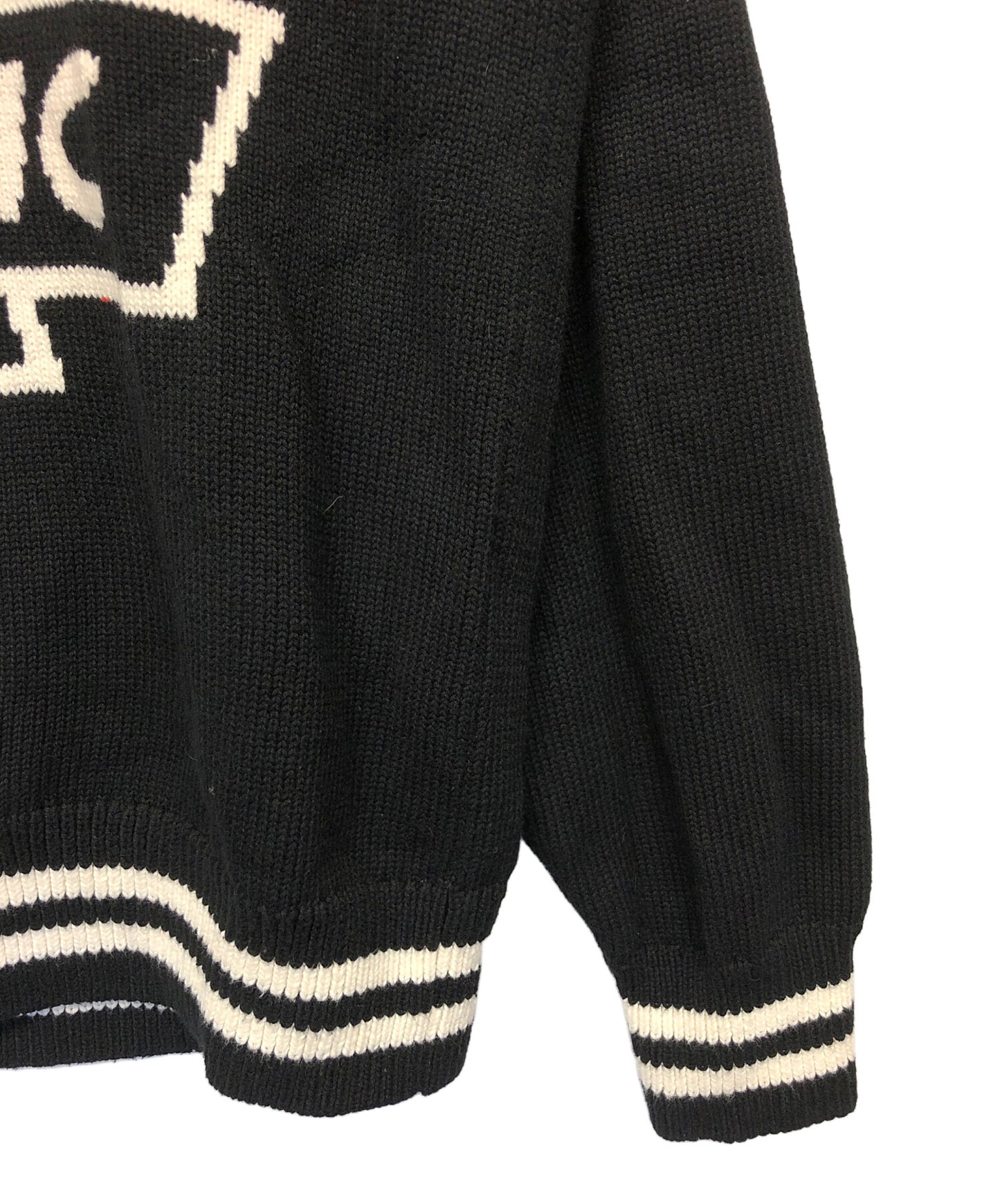 [Pre-owned] Hysteric Glamour DEVIL MADE ME DO braided sweater 02233NS04