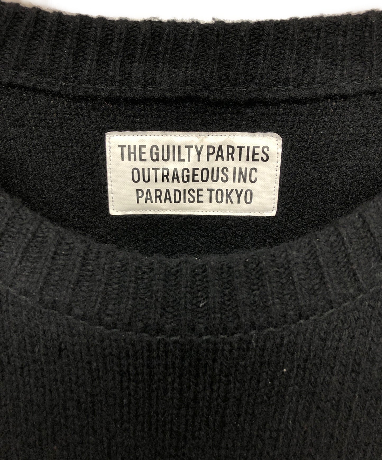 [Pre-owned] WACKO MARIA CLASSIC KNIT SWEATER