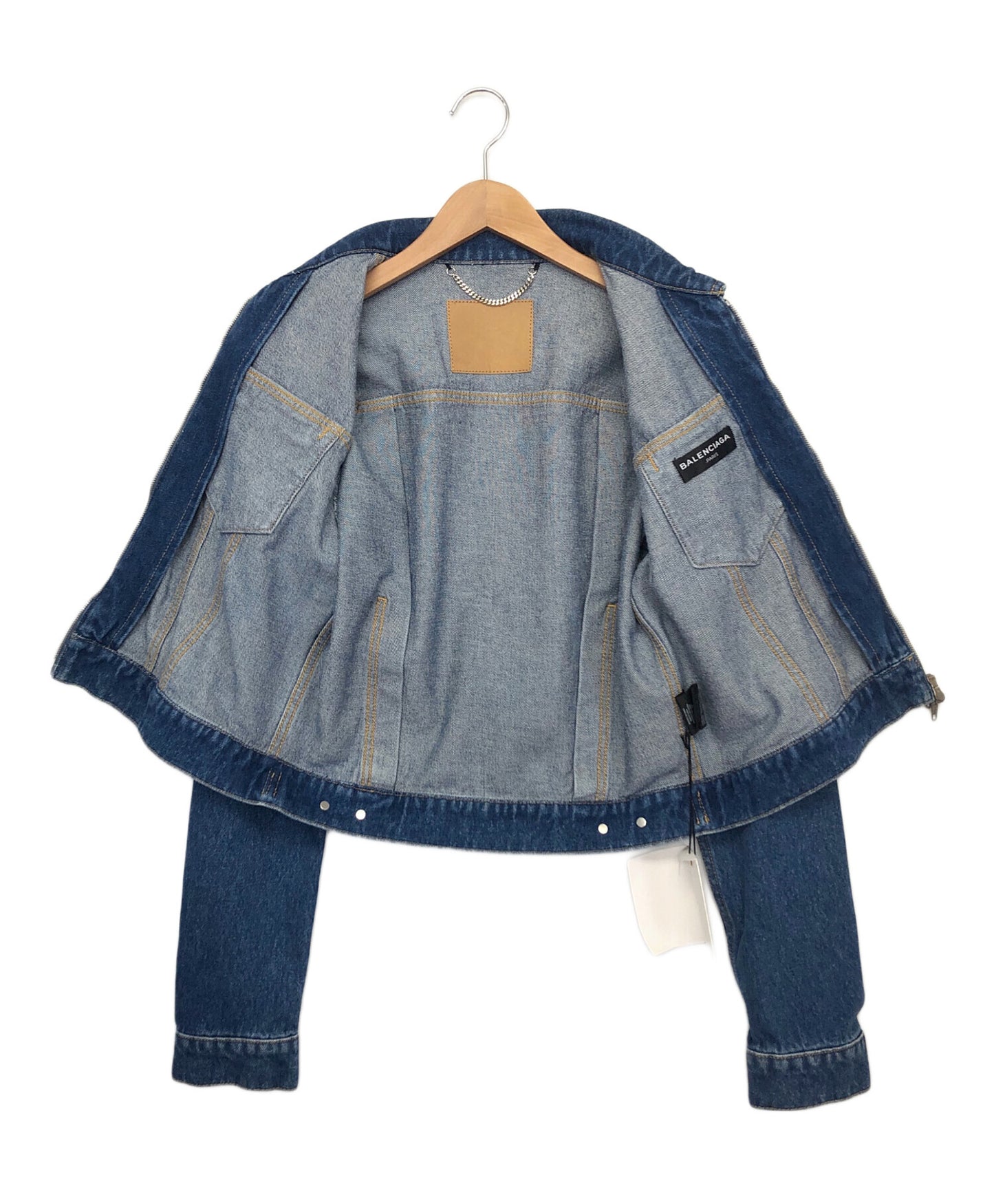 [Pre-owned] BALENCIAGA  Zip Up Denim Jacket Zip Up Denim Jacket 460797 tsb06 4364