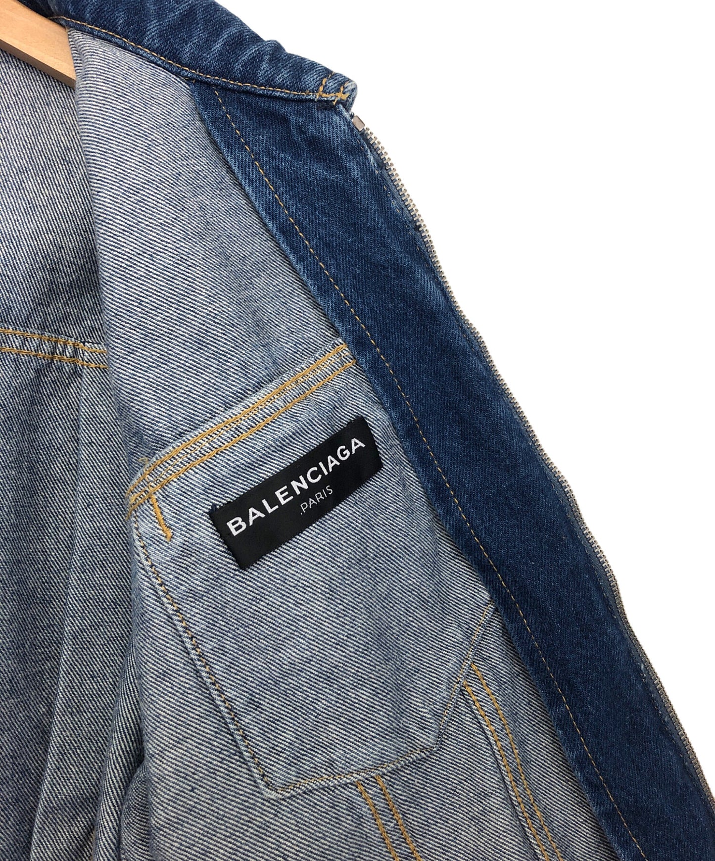 [Pre-owned] BALENCIAGA  Zip Up Denim Jacket Zip Up Denim Jacket 460797 tsb06 4364