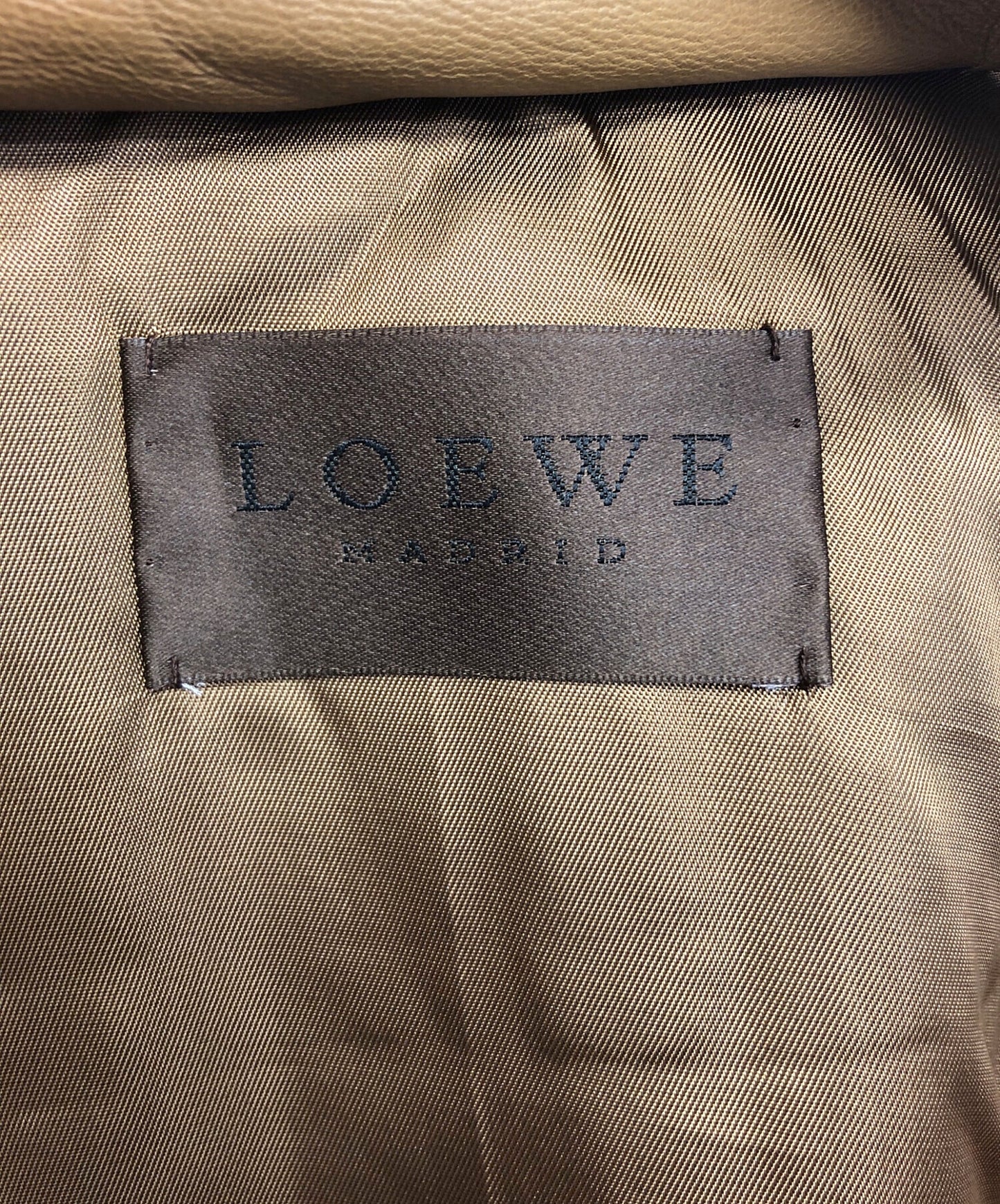 [Pre-owned] LOEWE leather coat
