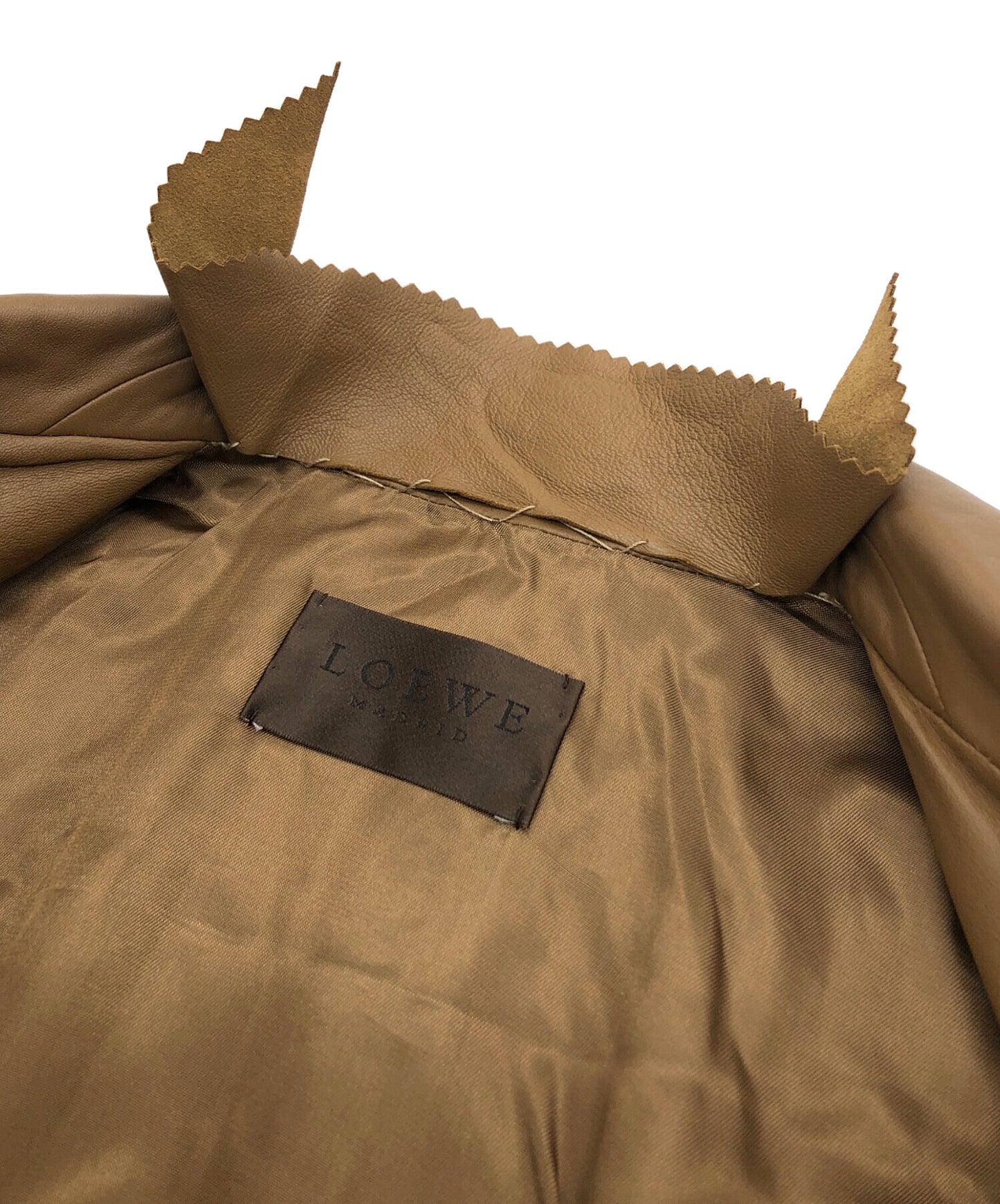 [Pre-owned] LOEWE leather coat