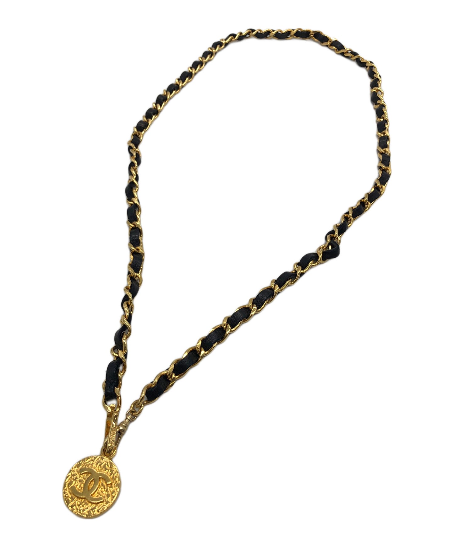 [Pre-owned] CHANEL Coco Mark Chain Belt