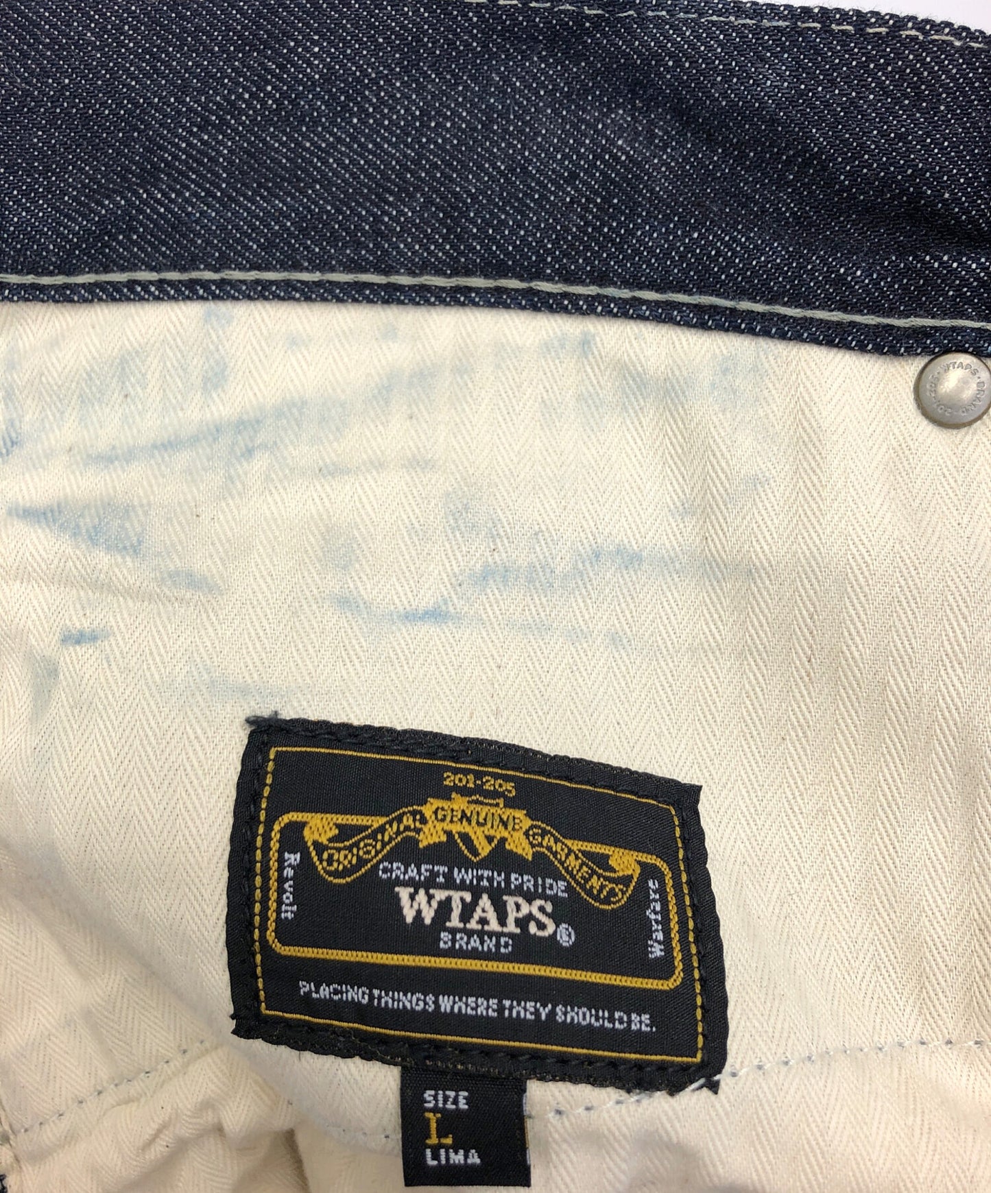 [Pre-owned] WTAPS denim pants 122GWDT-PTM01