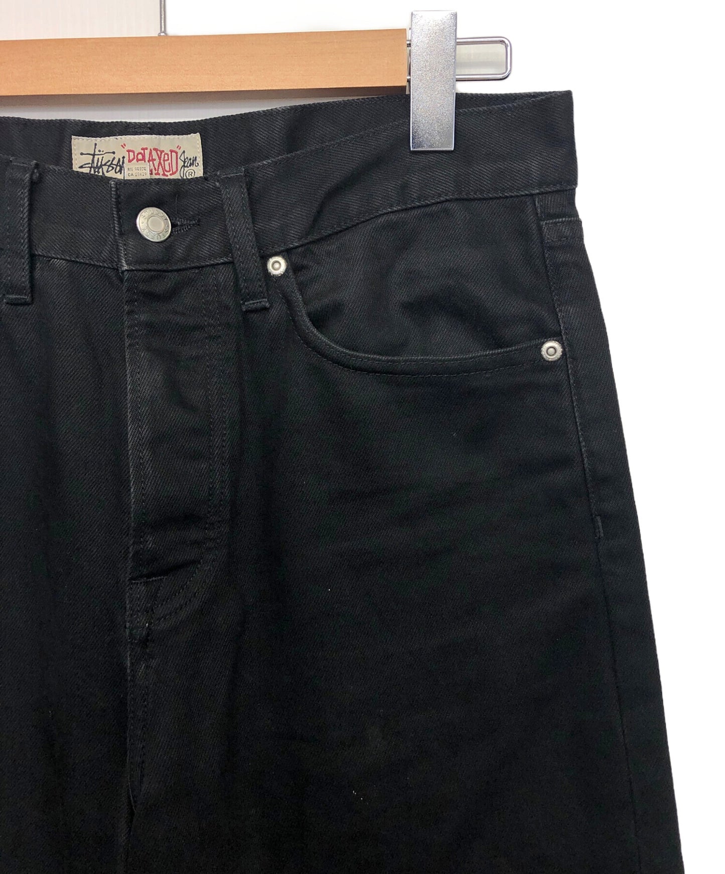 [Pre-owned] stussy Black Denim 116671