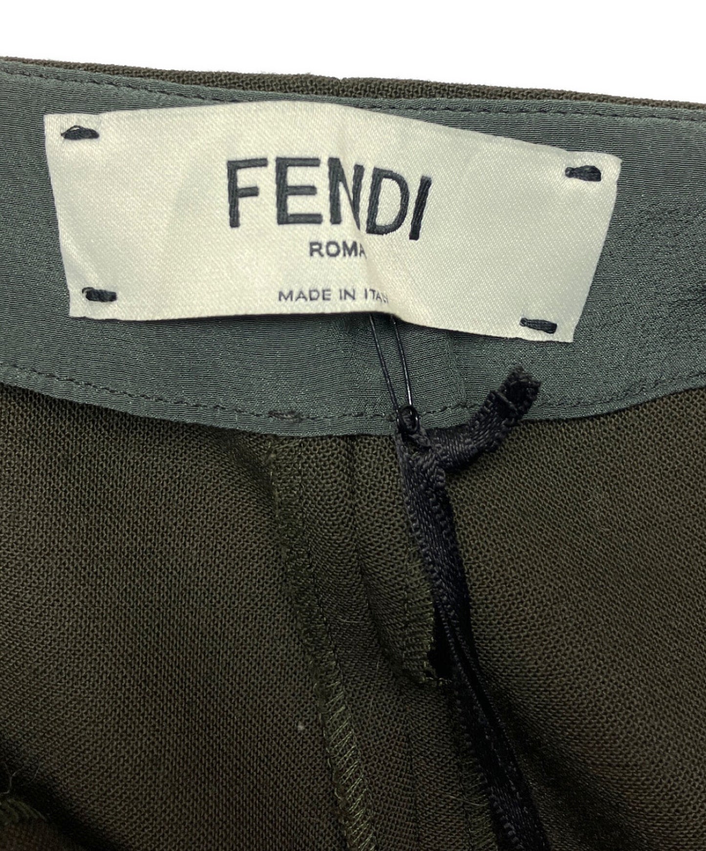 [Pre-owned] FENDI PANTALONE WOOL CANDY STRETCH FR6143 A3N0