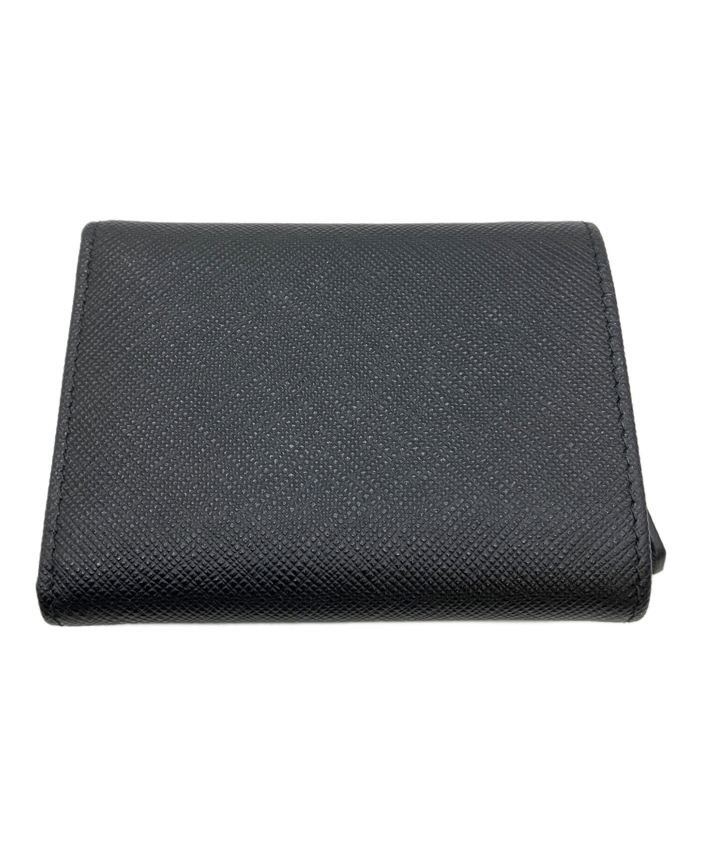 [Pre-owned] PRADA Saffiano leather long wallet 1MH044