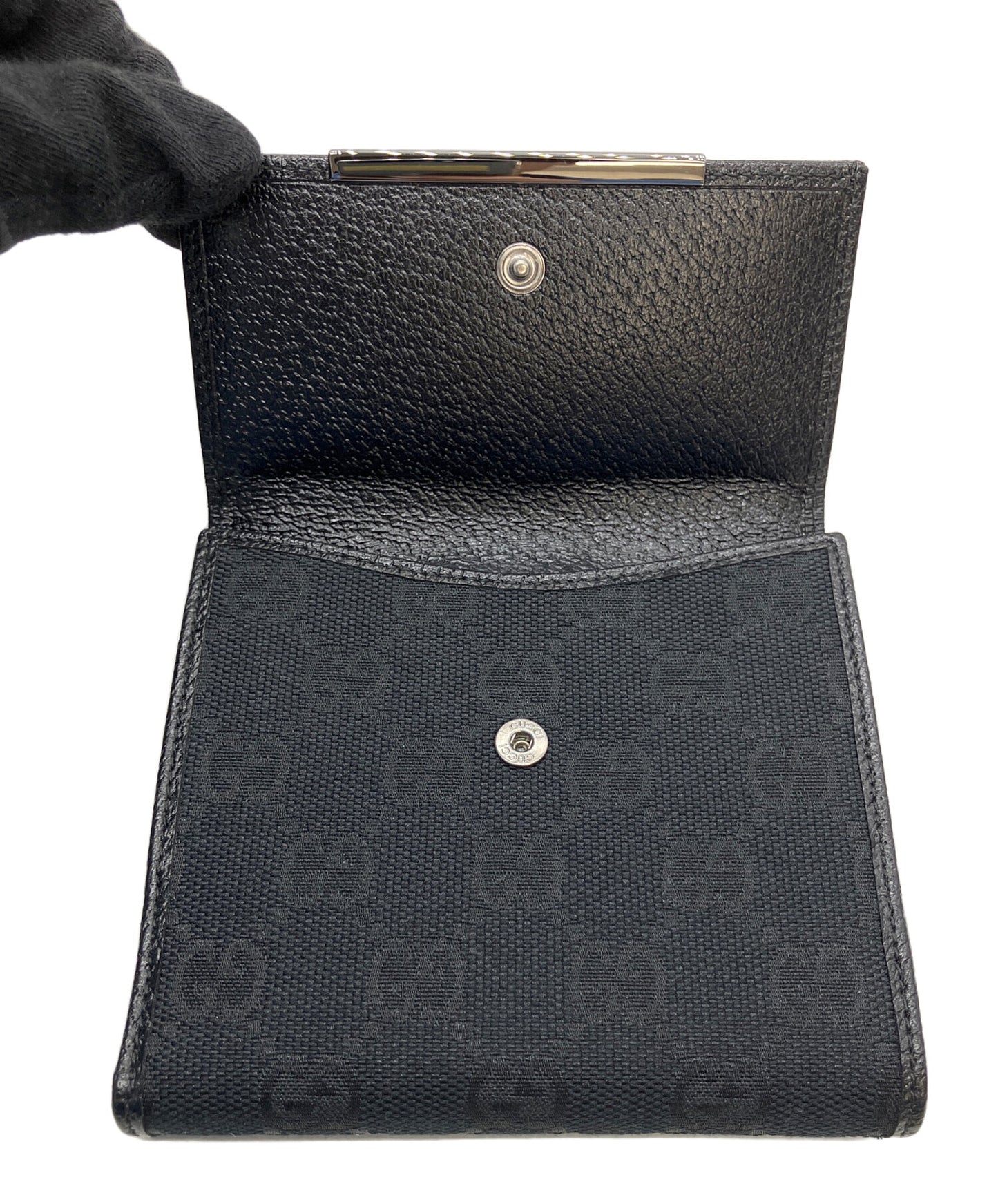[Pre-owned] GUCCI GG Canvas Bifold Wallet 112664