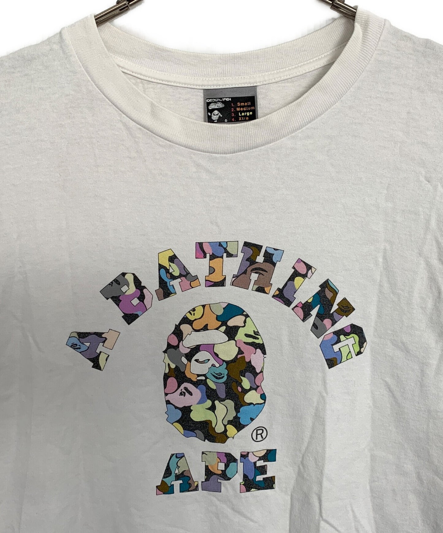 [Pre-owned] A BATHING APE A BATHING APE FCRB MULTI CAMO COLLEGE TEE