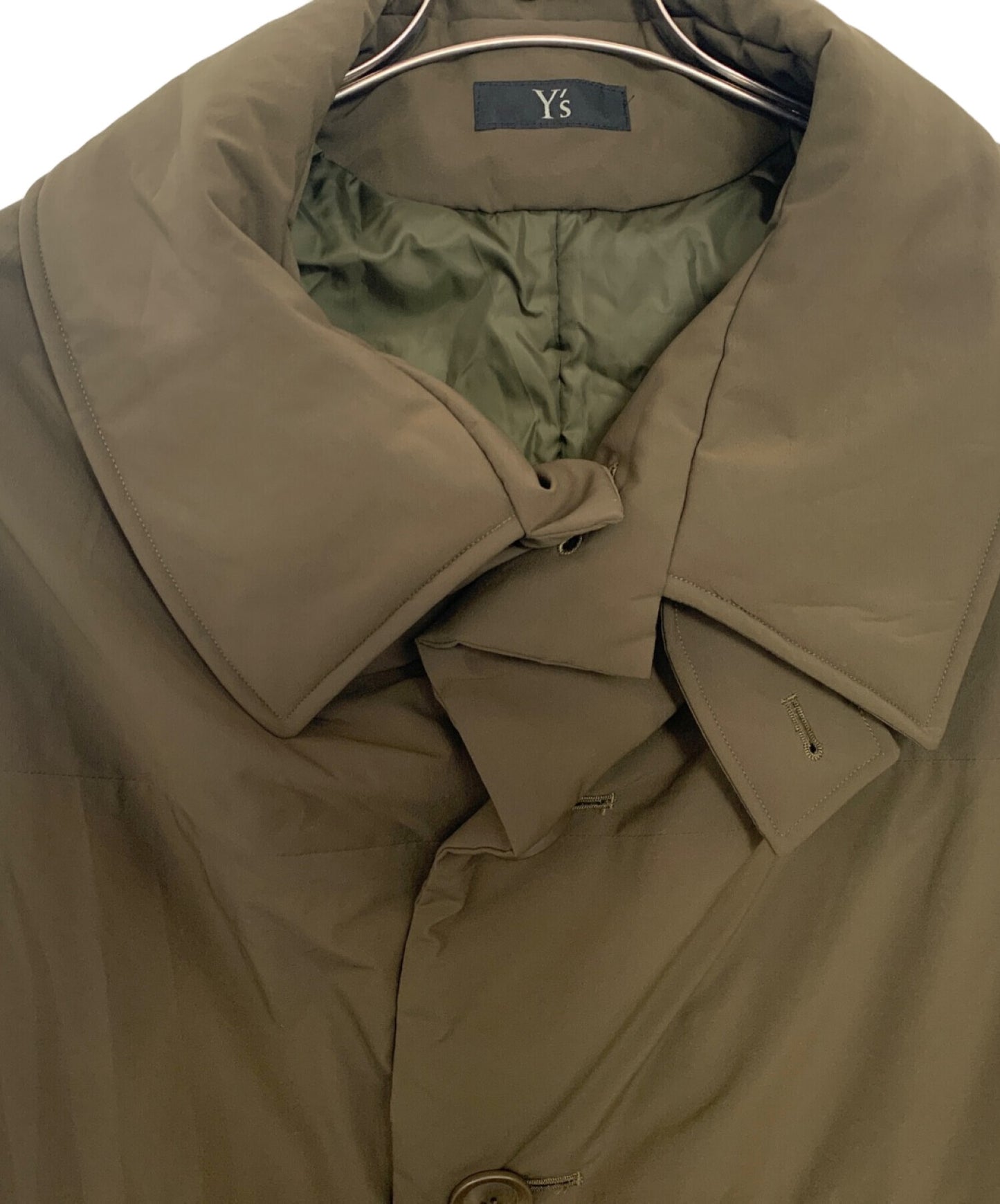 [Pre-owned] Y's Y's TYPEWRITER POLYESTER CAPE COAT cotton coat YJ-C03-900