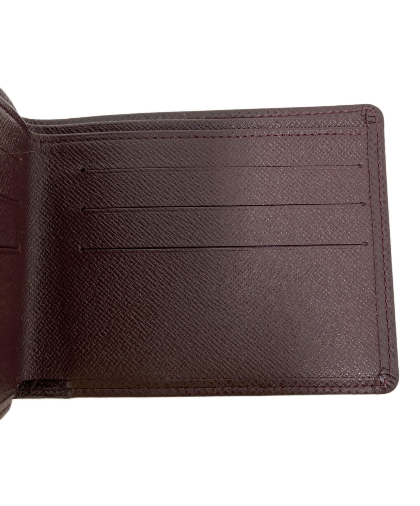 [Pre-owned] LOUIS VUITTON LOUIS VUITTON Taiga Portobier 3 Volle billfold M30428