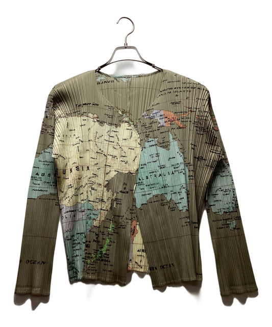 [Pre-owned] PLEATS PLEASE light cardigan PP81-0594