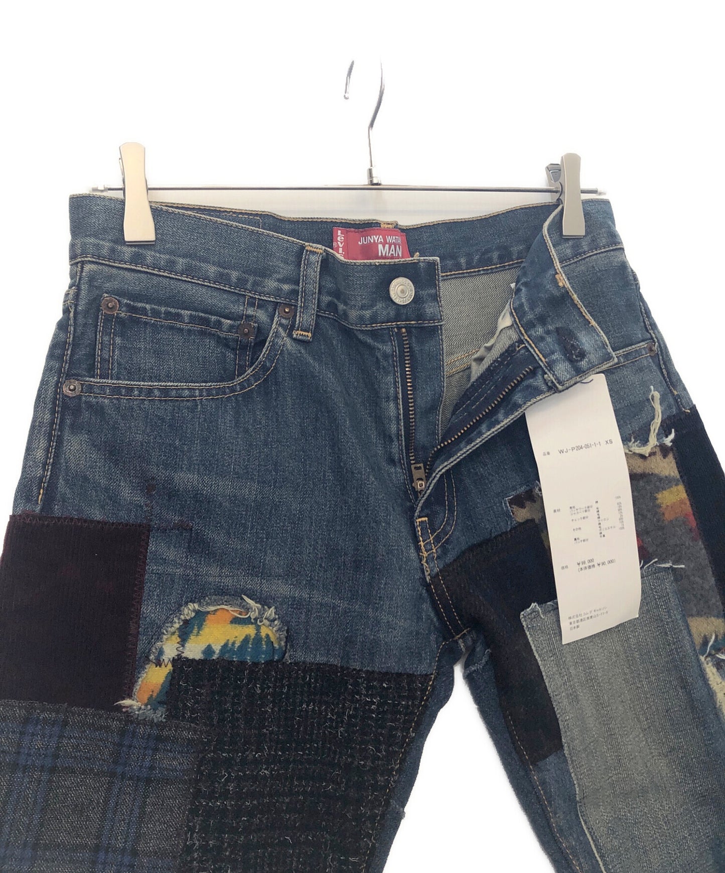 [Pre-owned] COMME des GARCONS JUNYA WATANABE MAN 511 patchwork denim pants WJ-P204