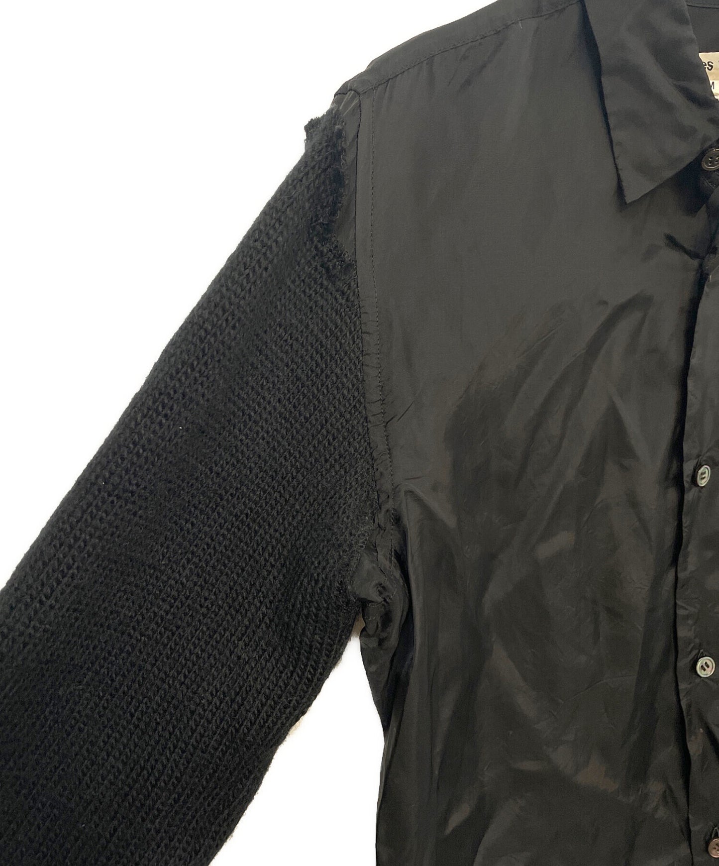 [Pre-owned] COMME des GARCONS Sleeve Knit Switched Shirt GN-B025