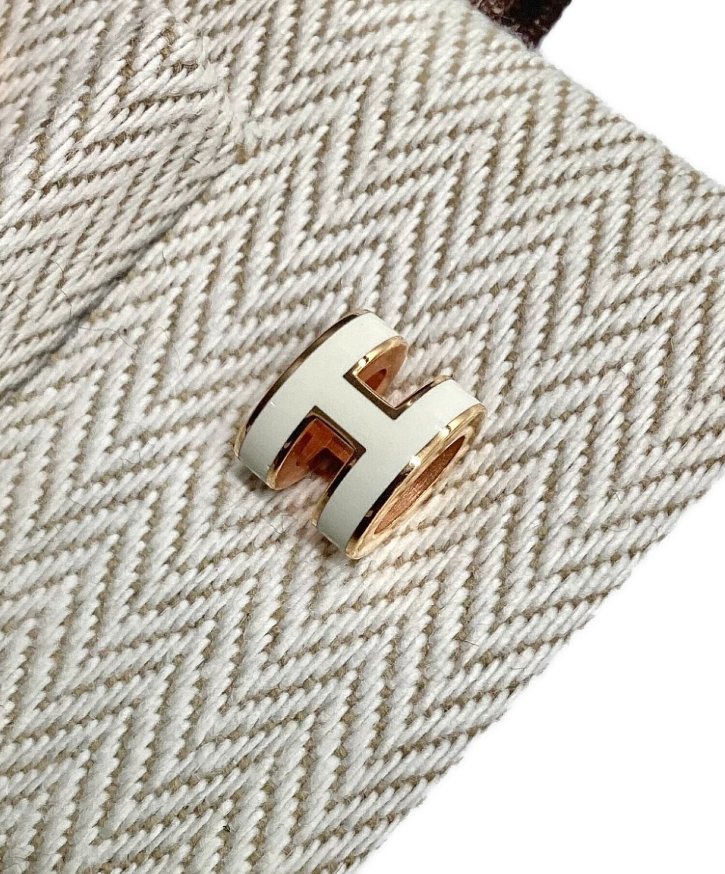 [Pre-owned] HERMES Mini Pop Ash Earrings