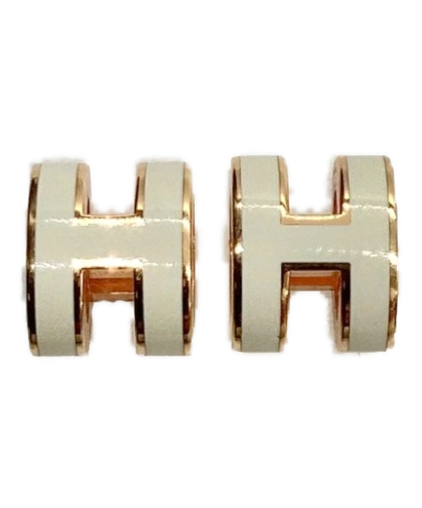 [Pre-owned] HERMES Mini Pop Ash Earrings