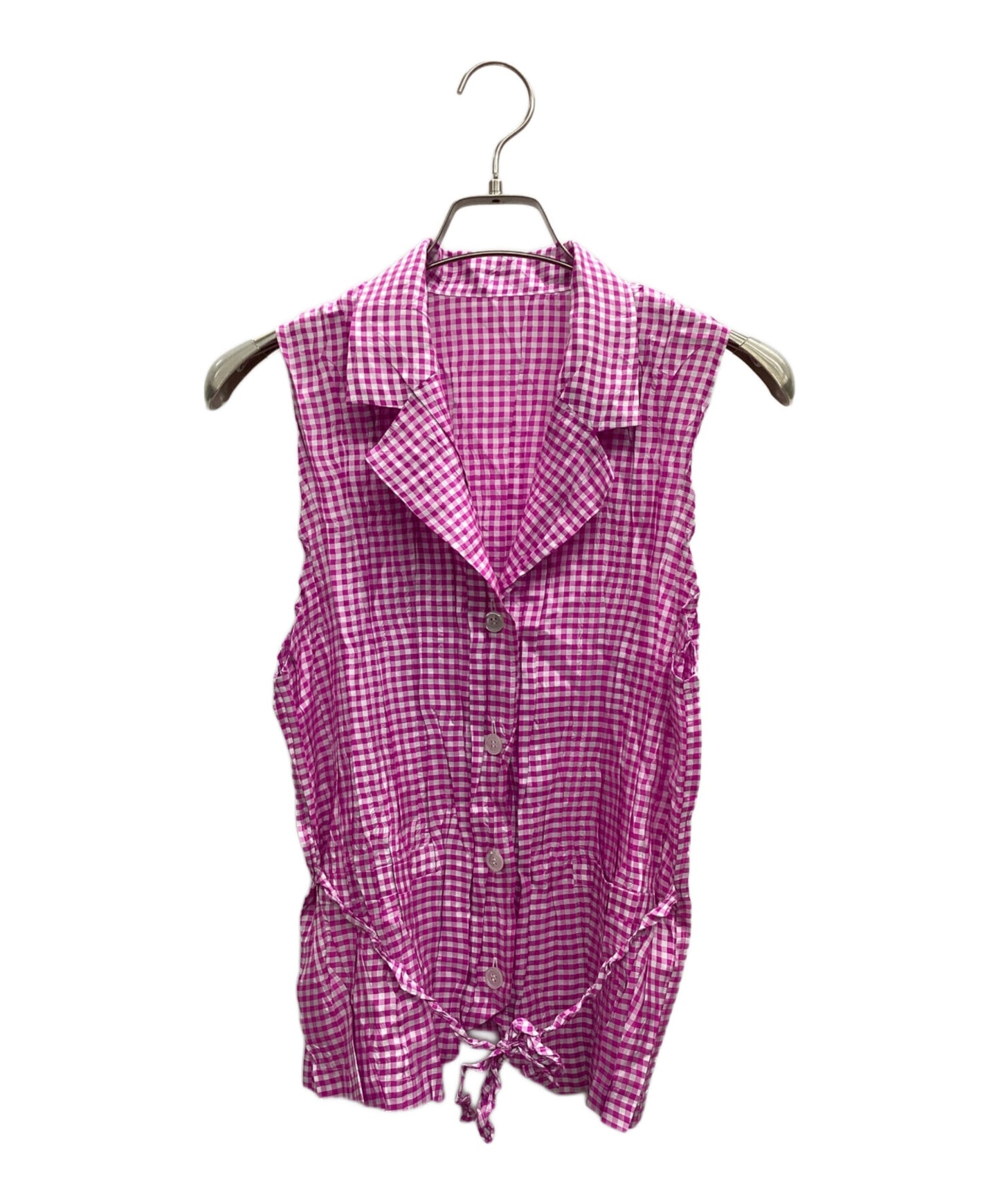 [Pre-owned] PLEATS PLEASE sleeveless blouse PP11-PE942