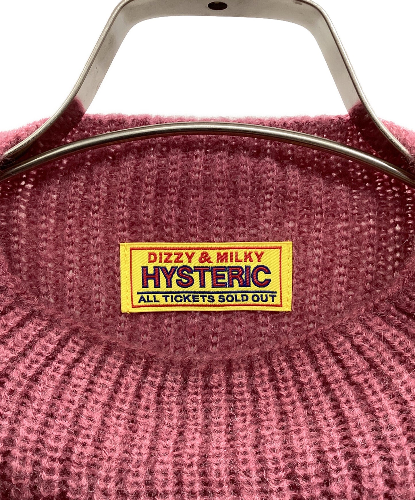 [Pre-owned] Hysteric Glamour BLACK CAT braided sweater 01223NS07