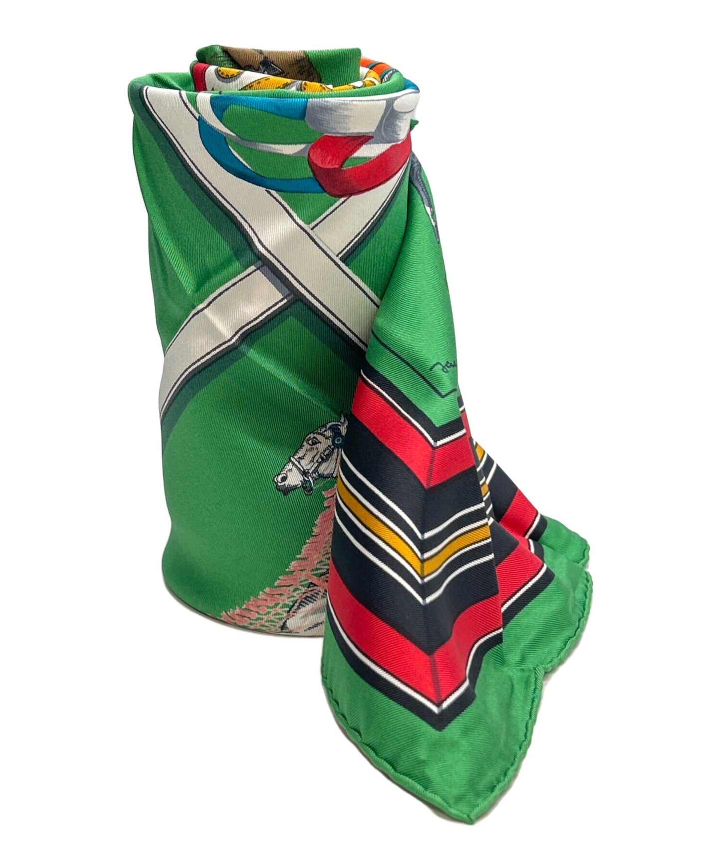 [Pre-owned] HERMES HERMES Scarf Carré 90 Couvertures et Tenues de Jour Horsewear