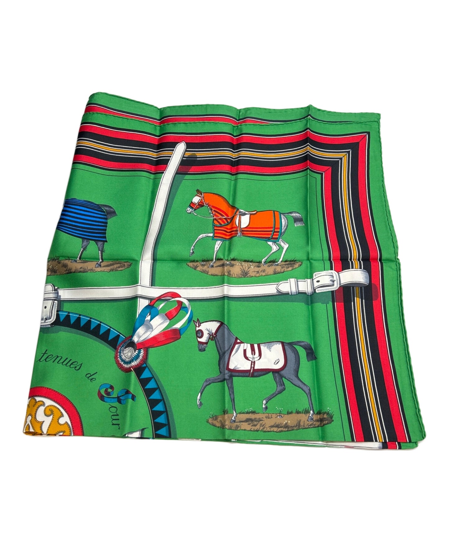 [Pre-owned] HERMES HERMES Scarf Carré 90 Couvertures et Tenues de Jour Horsewear