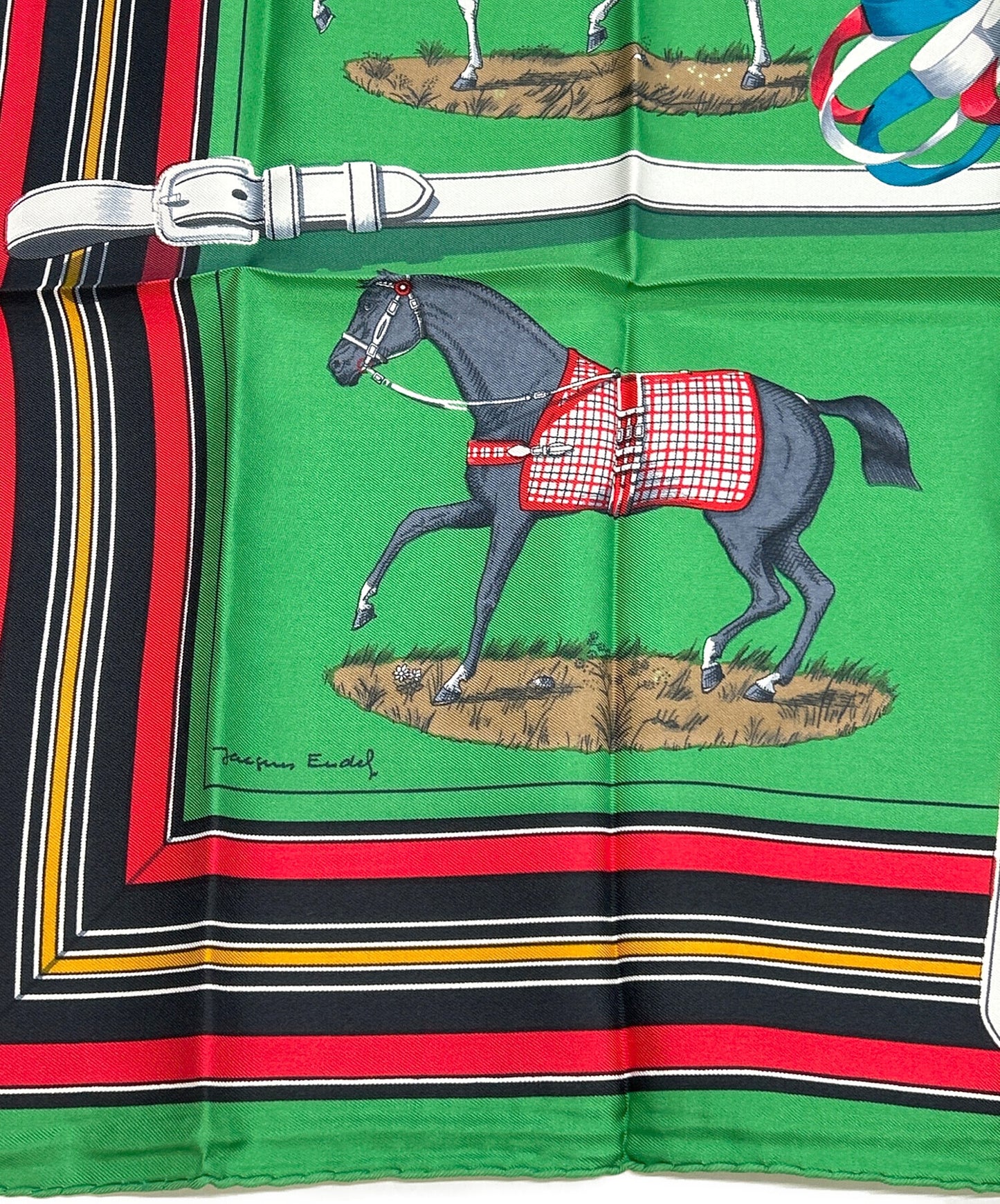 [Pre-owned] HERMES HERMES Scarf Carré 90 Couvertures et Tenues de Jour Horsewear