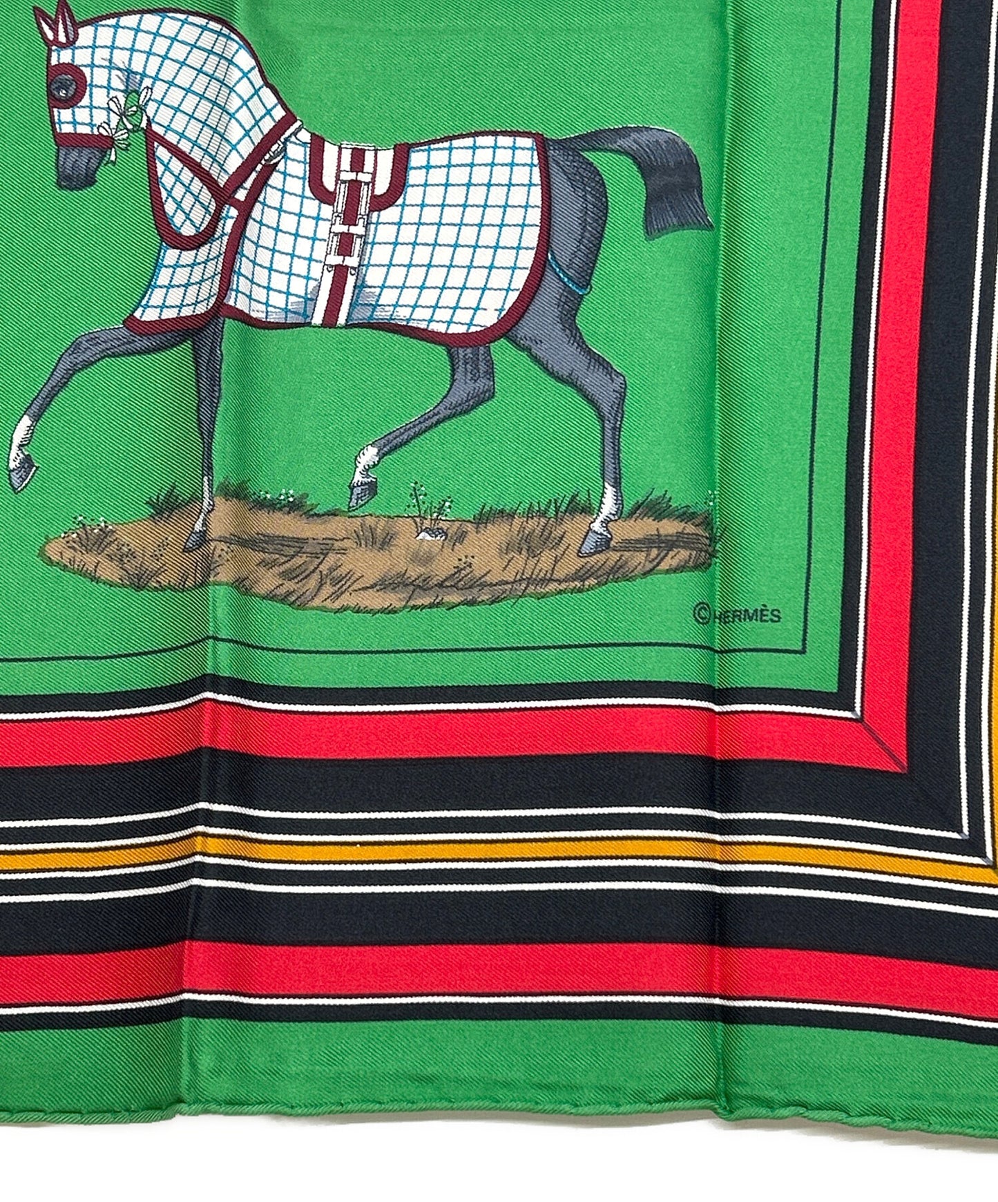 [Pre-owned] HERMES HERMES Scarf Carré 90 Couvertures et Tenues de Jour Horsewear
