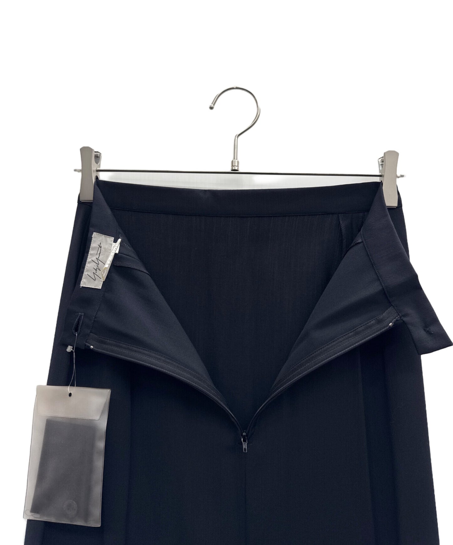 [Pre-owned] YOHJI YAMAMOTO Wool Gaber Curve Switched Skirt FF-S12-100