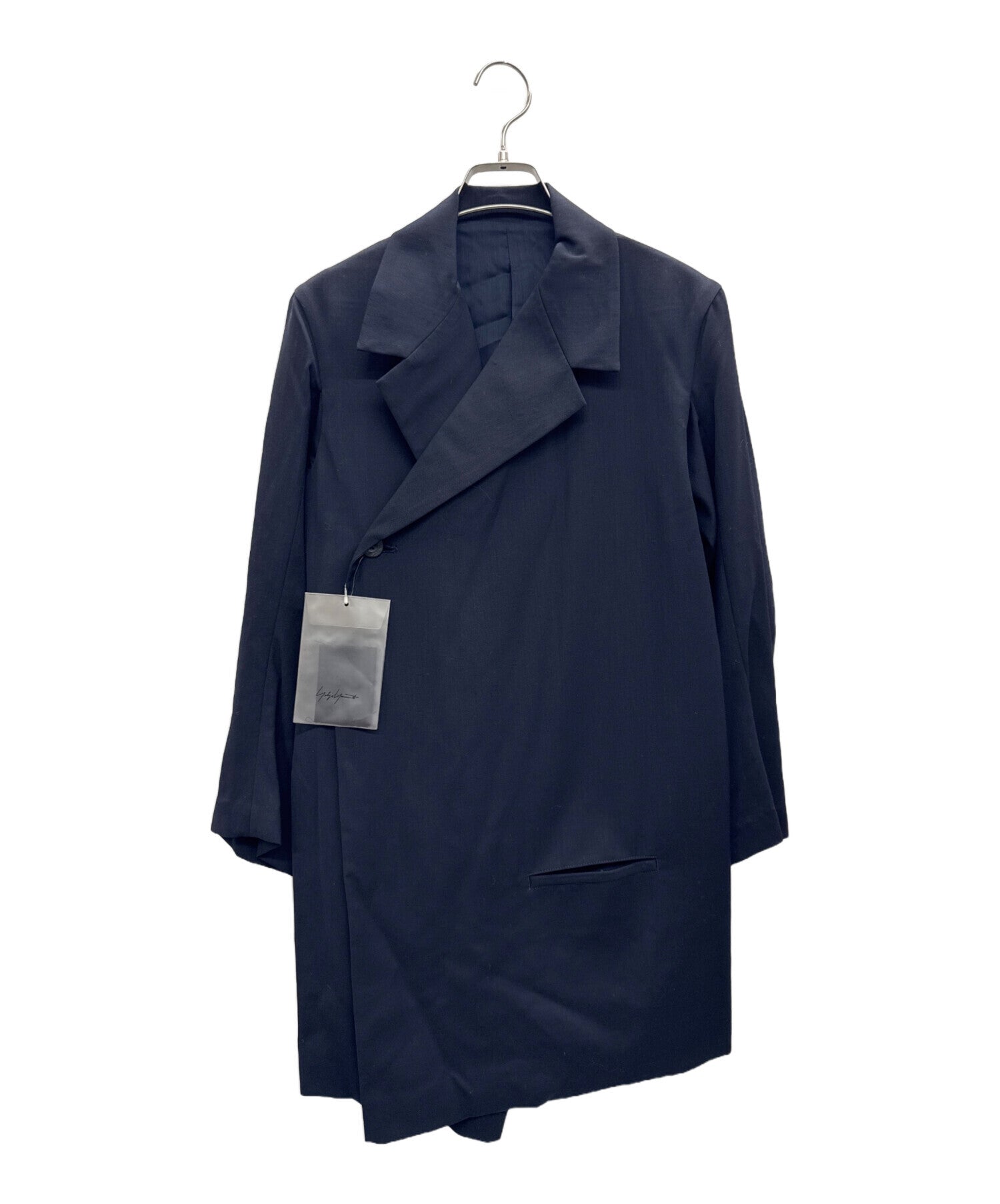 80年代 Yohji Yamamoto アーカイブ ネイビー メンズスカート Y's（ワイズ） 美品 Y's YOHJI YAMAMOTO ヨウジヤマモト ウールロング