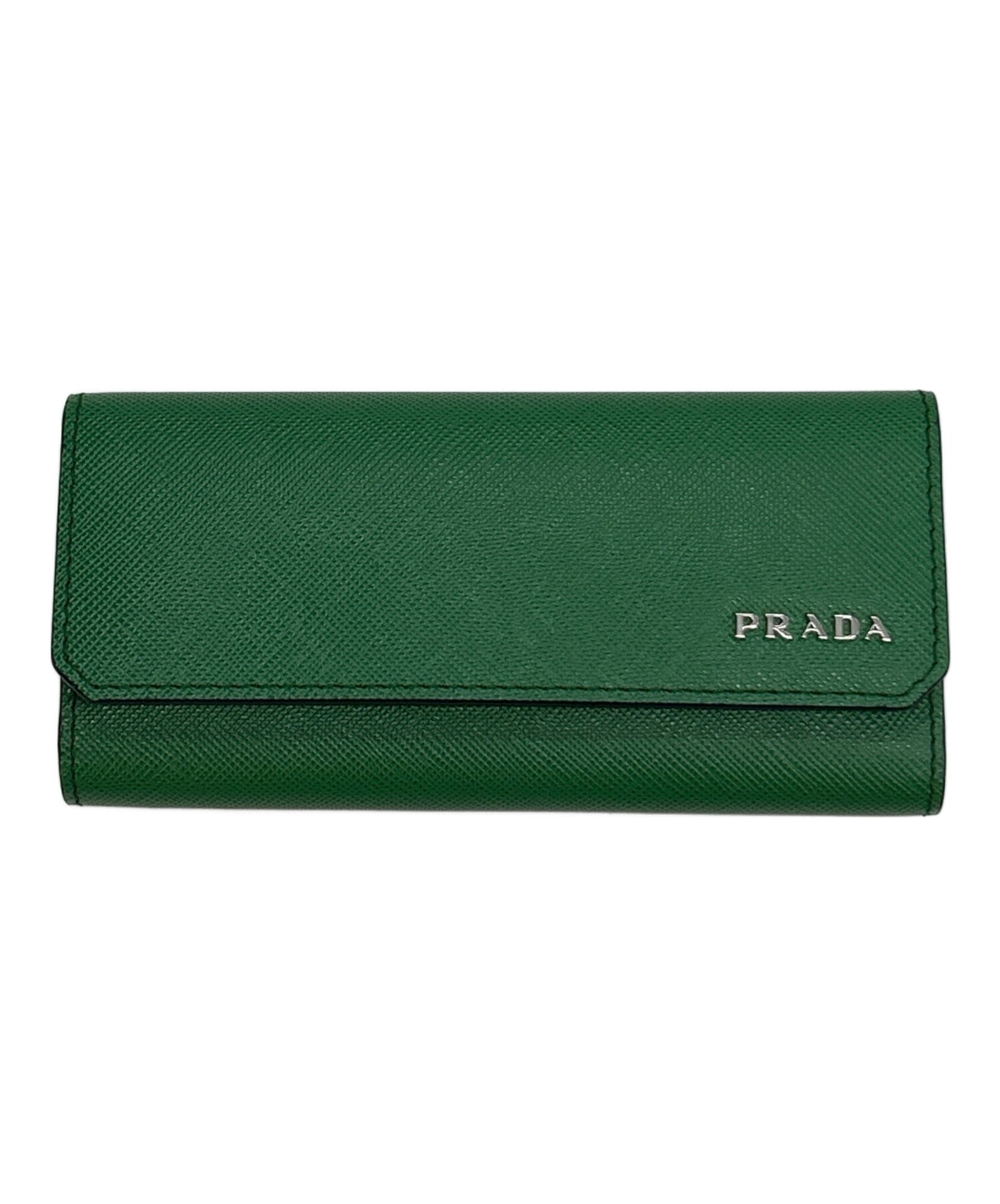 [Pre-owned] PRADA PRADA 6-Stack Key Case SAFFIANO CORNER 3M0223