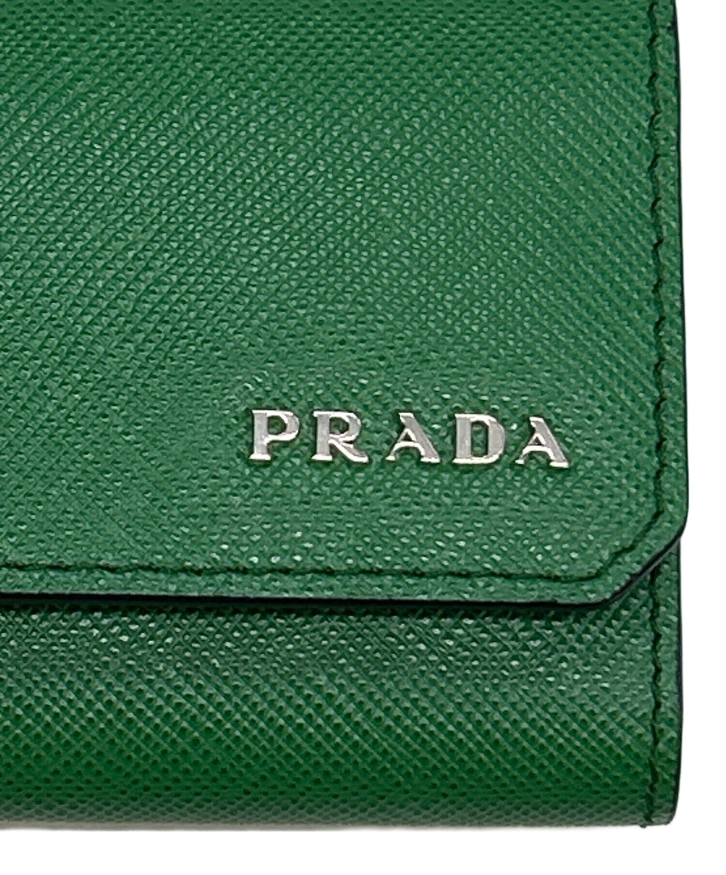 [Pre-owned] PRADA PRADA 6-Stack Key Case SAFFIANO CORNER 3M0223