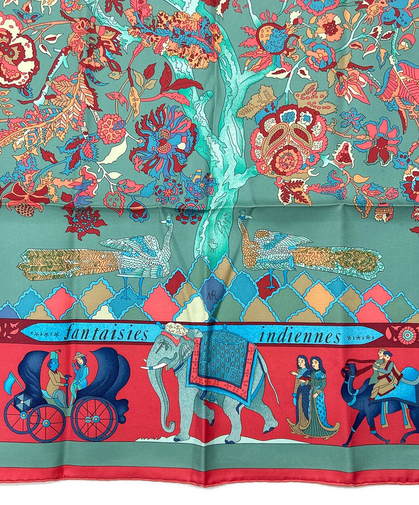 [Pre-owned] HERMES HERMES Scarf Carré 90 Dazzling India