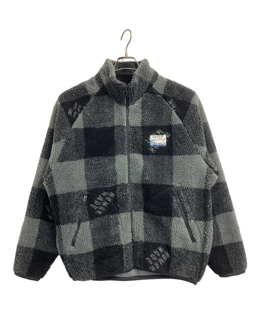 [Pre-owned] HUMAN MADE Check Boa Fleece Jacket HM24JK033