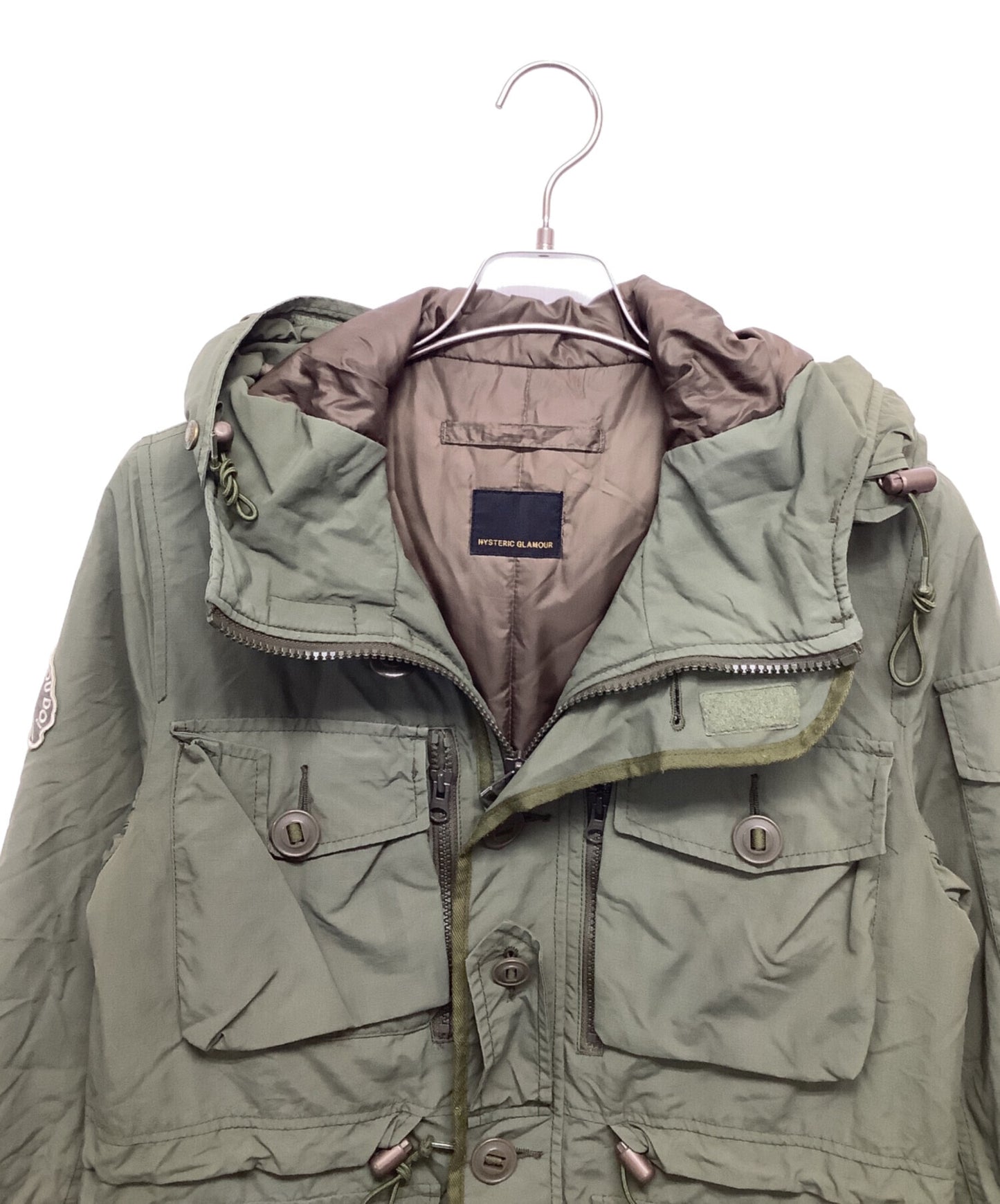 [Pre-owned] Hysteric Glamour PrimaLoft Nylon Military Jacket 0214AB01