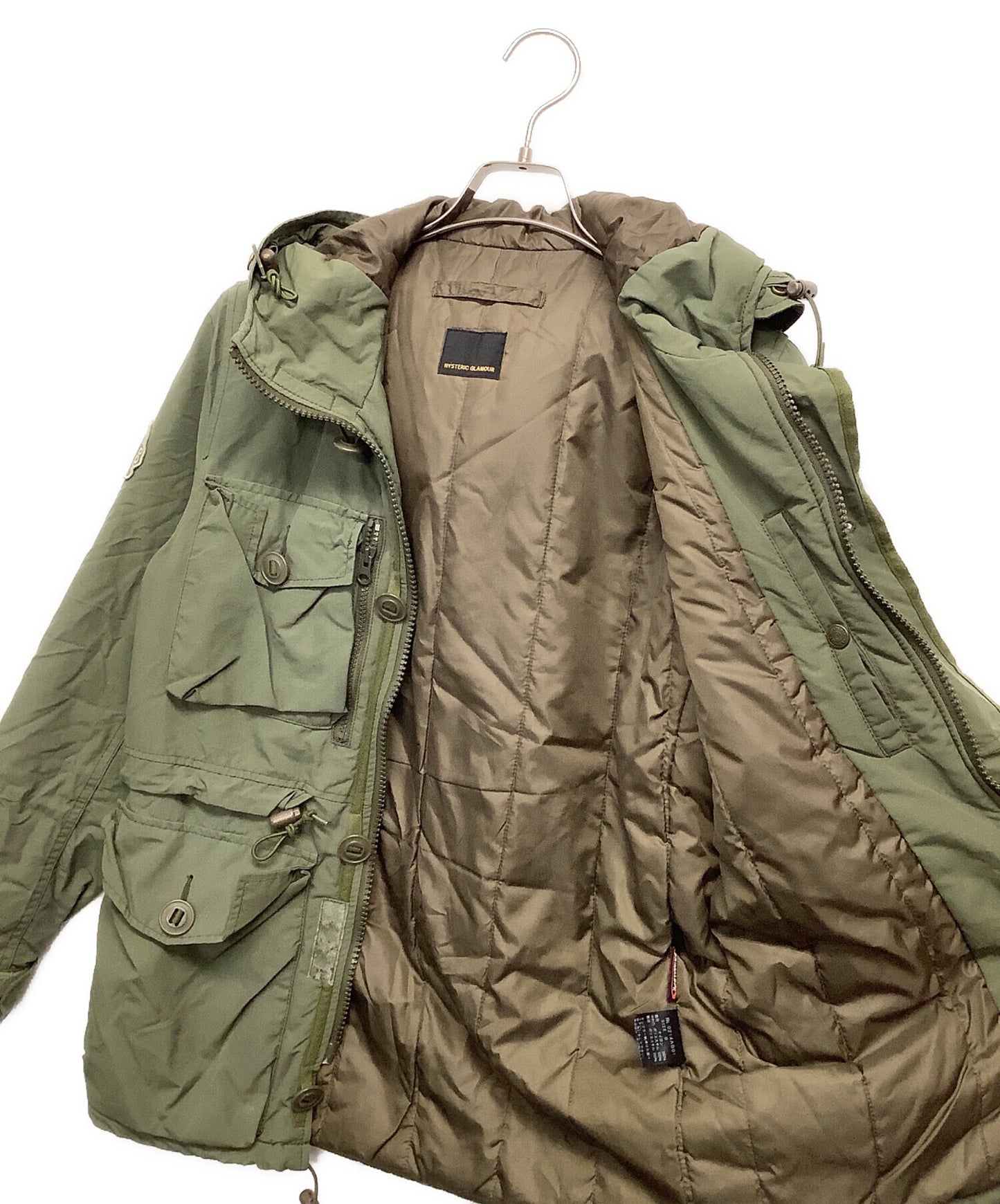 [Pre-owned] Hysteric Glamour PrimaLoft Nylon Military Jacket 0214AB01