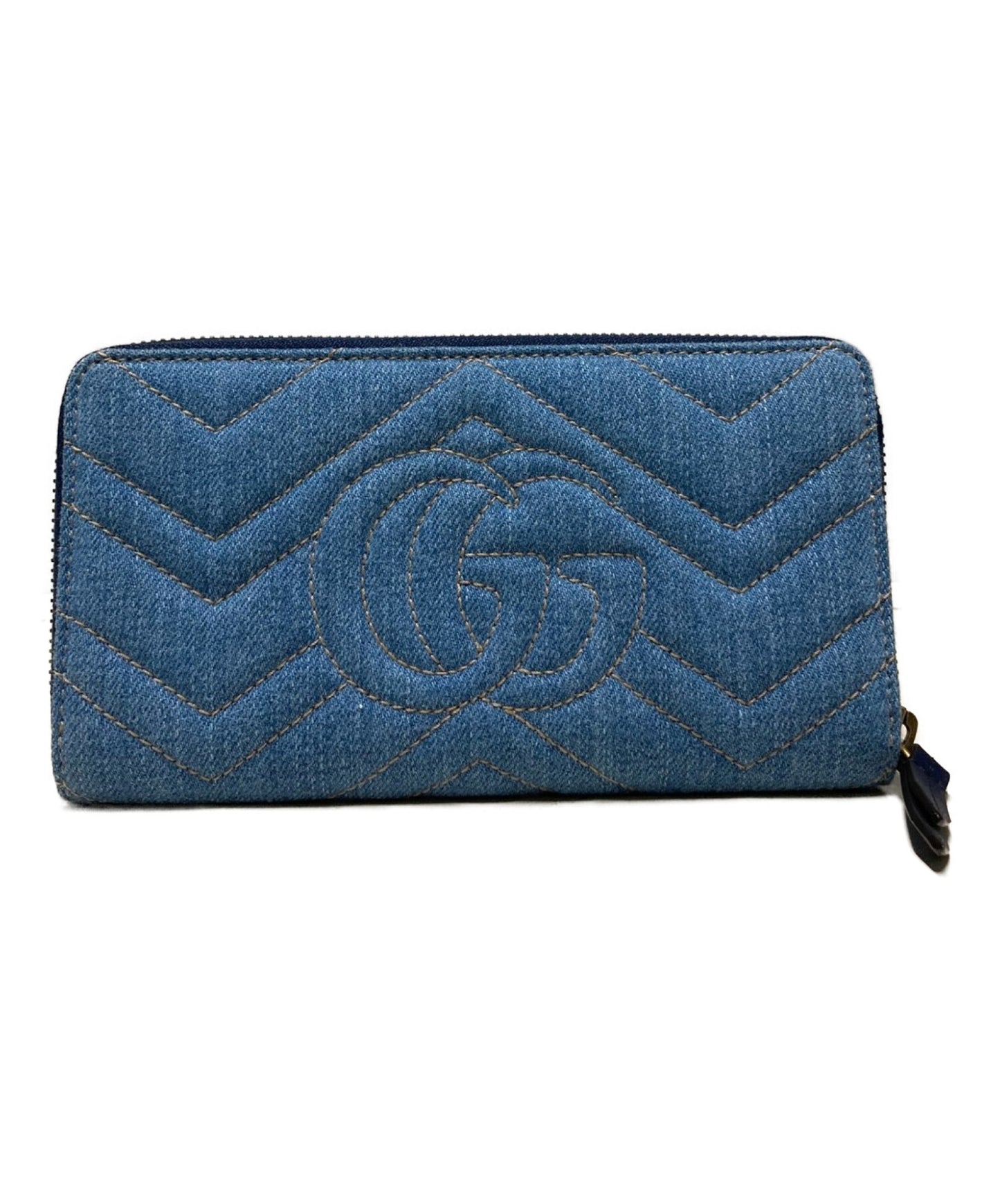 [Pre-owned] GUCCI GG Marmont zip-around wallet 443123