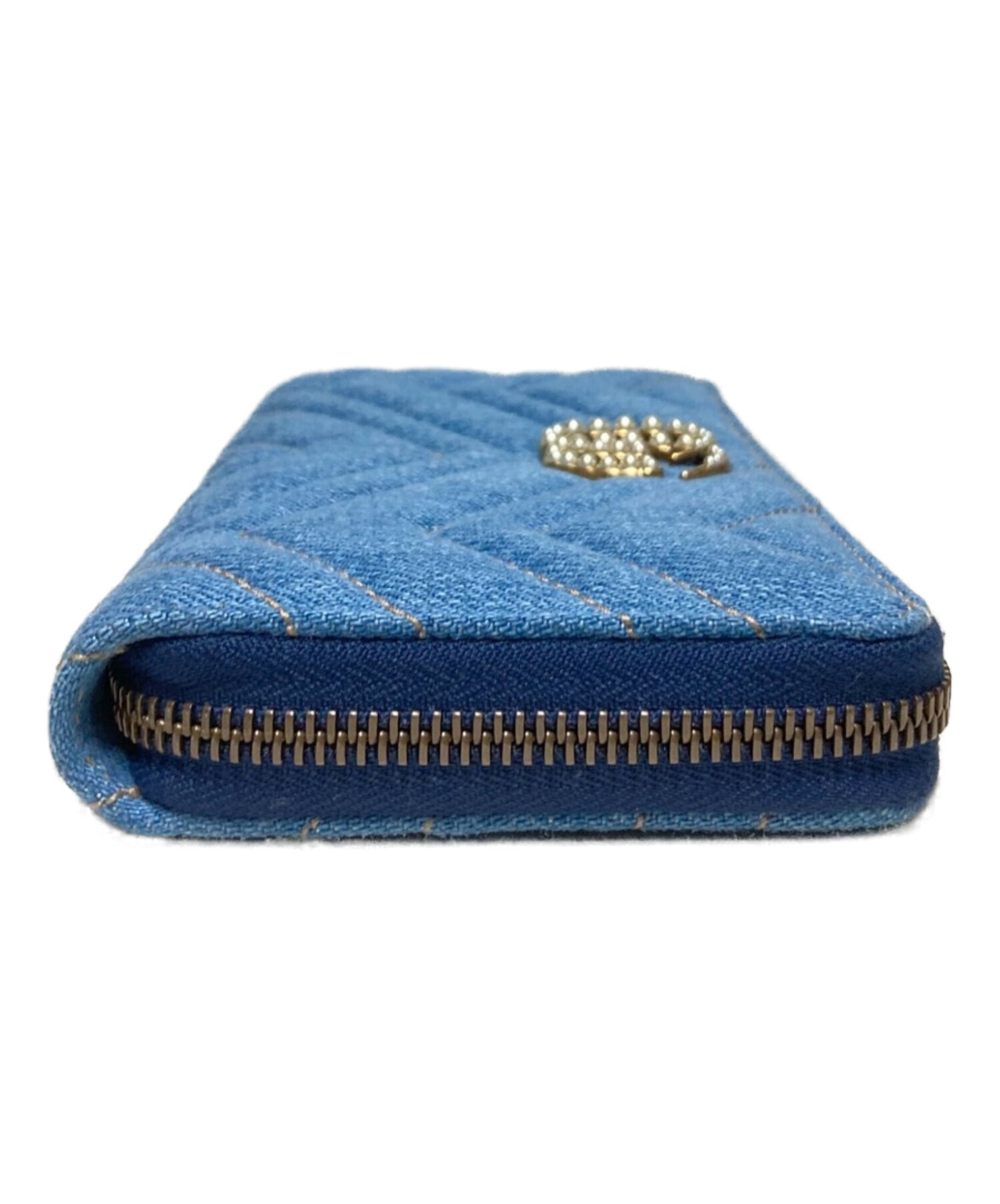 [Pre-owned] GUCCI GG Marmont zip-around wallet 443123