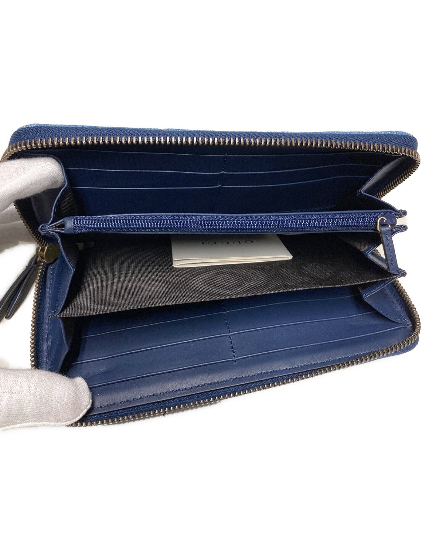 [Pre-owned] GUCCI GG Marmont zip-around wallet 443123