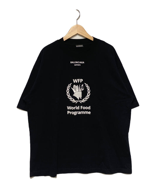 [Pre-owned] BALENCIAGA WFP Logo Printed Oversized T-Shirt 541874