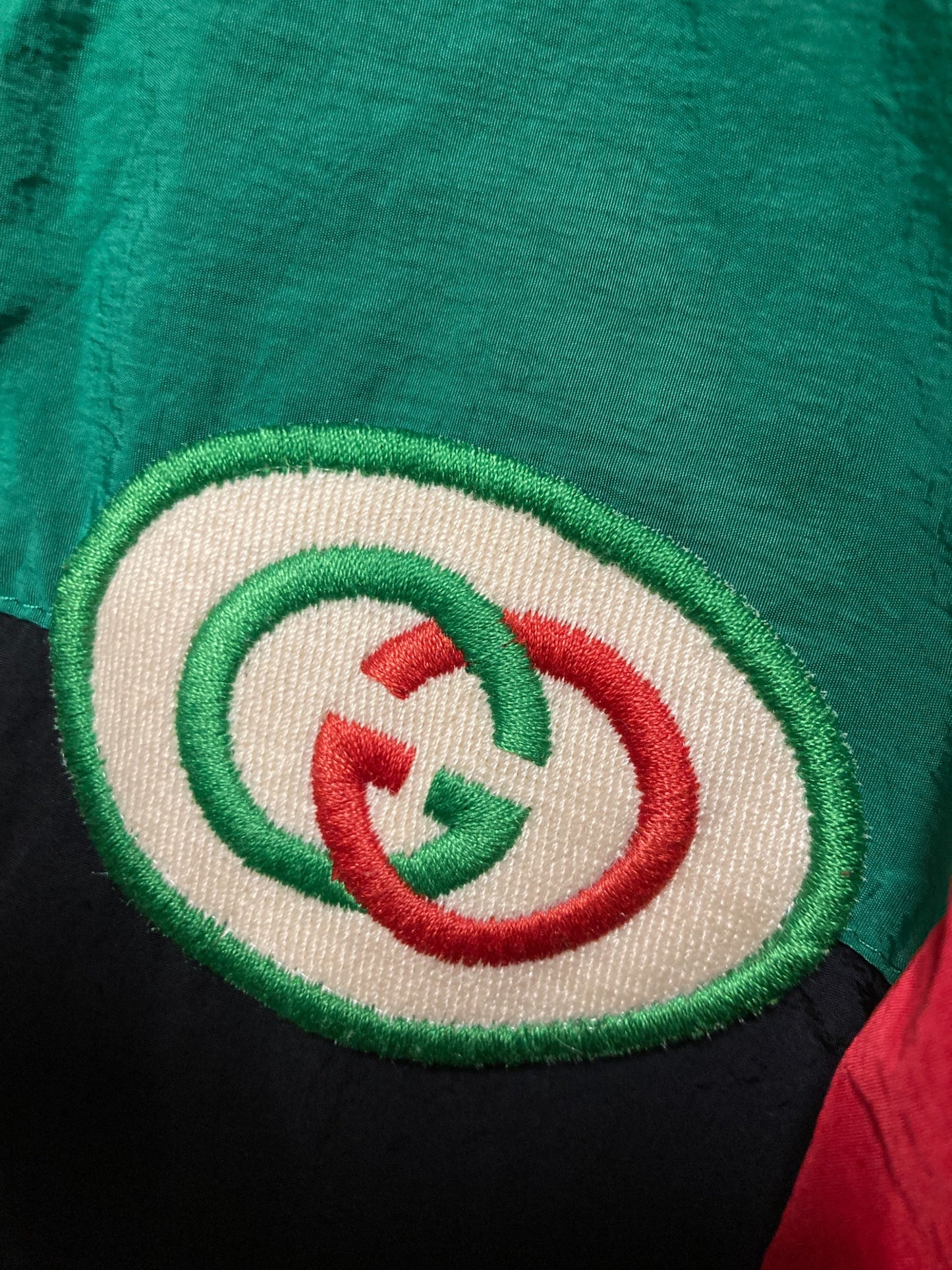 [Pre-owned] GUCCI Tricolor Collar Nylon Jacket 573308-XJBAK